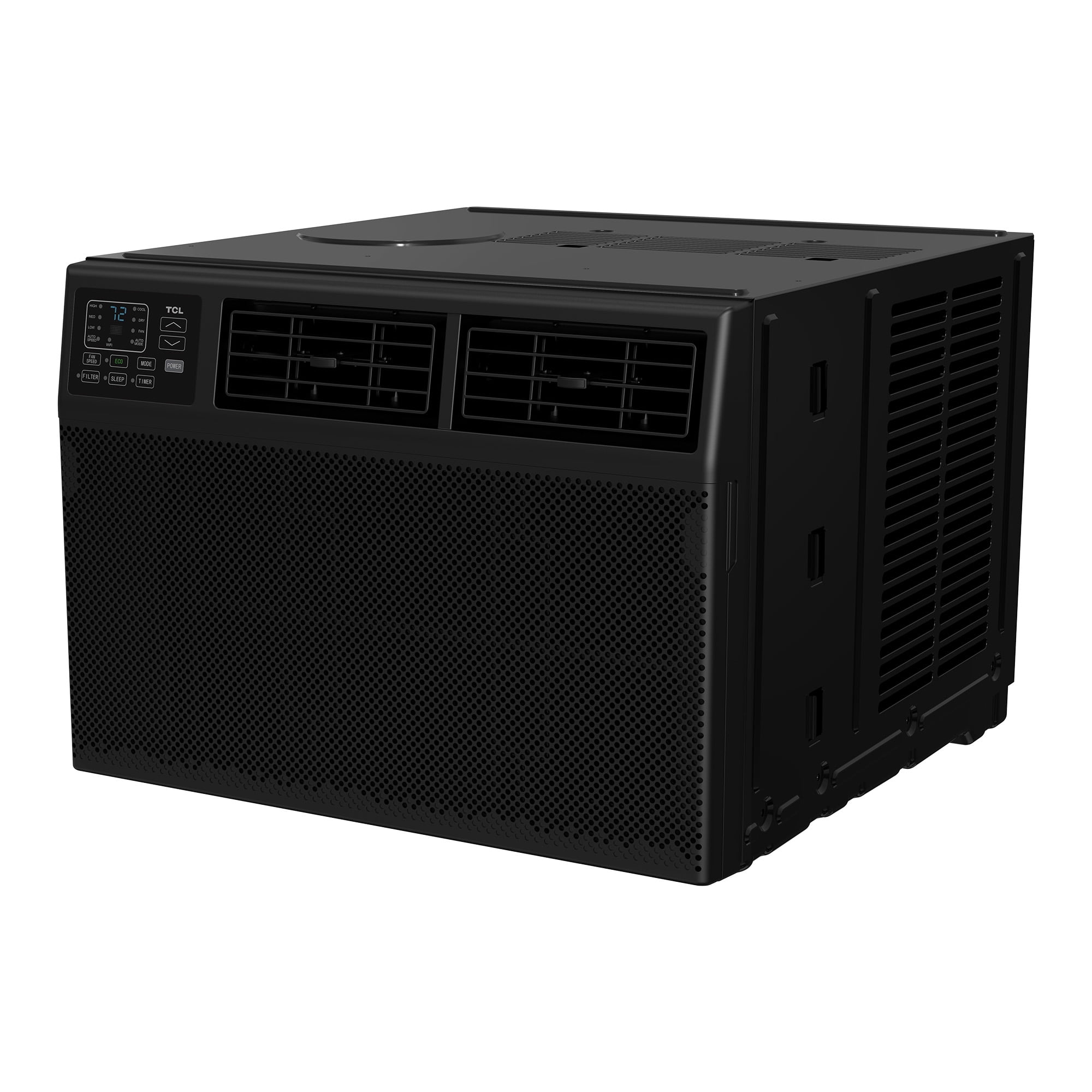 TCL 8,000 BTU Smart Window Air Conditioner, 3-in-1 AC, Fan & Dehumidifier with App & Voice Control (Black, 250 Sq ft) sv9nk