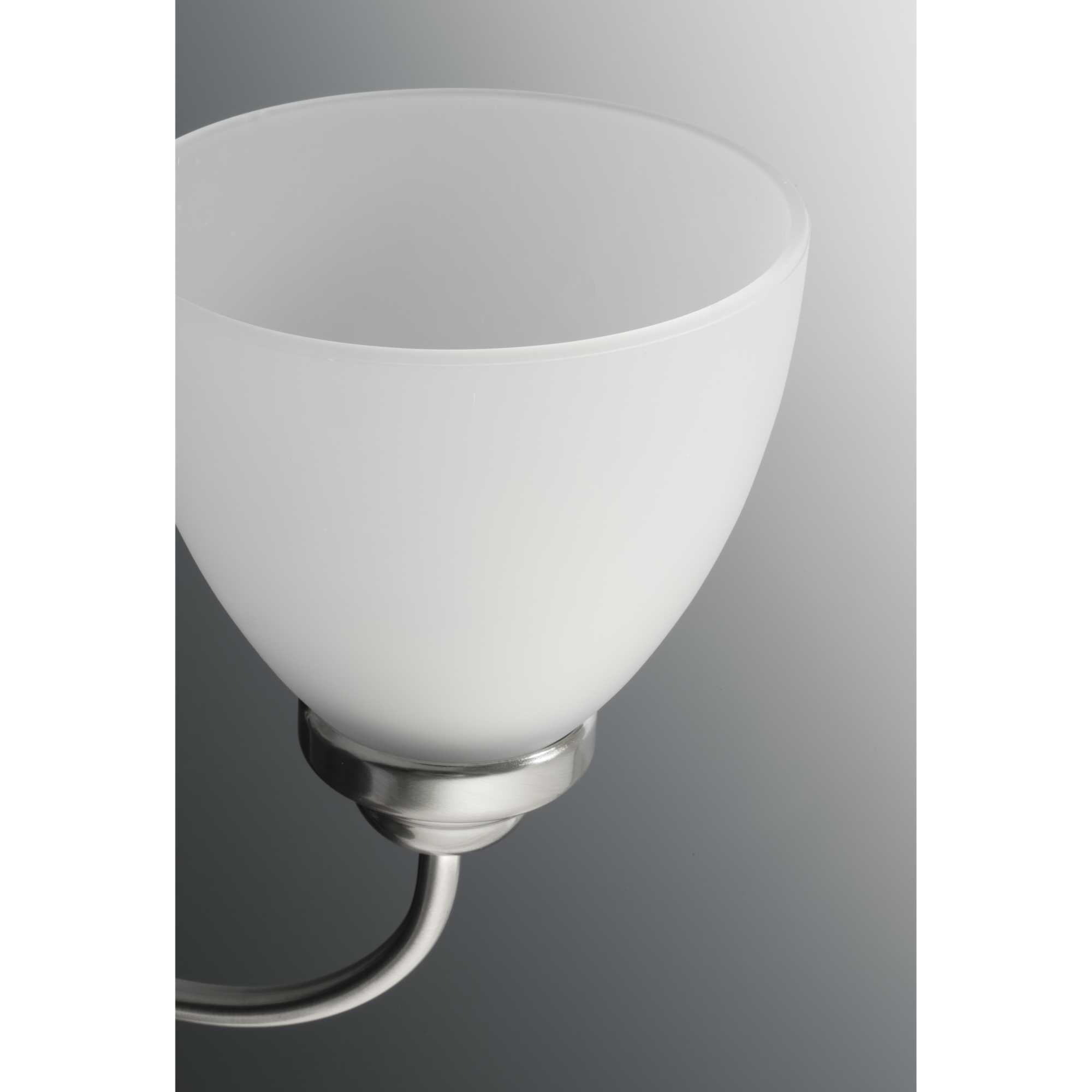 Progress Lighting Heart 9-Light Chandelier Farmhouse Style (Brushed Nickel, 29.81 in W x 27.75 in H) zmnd1