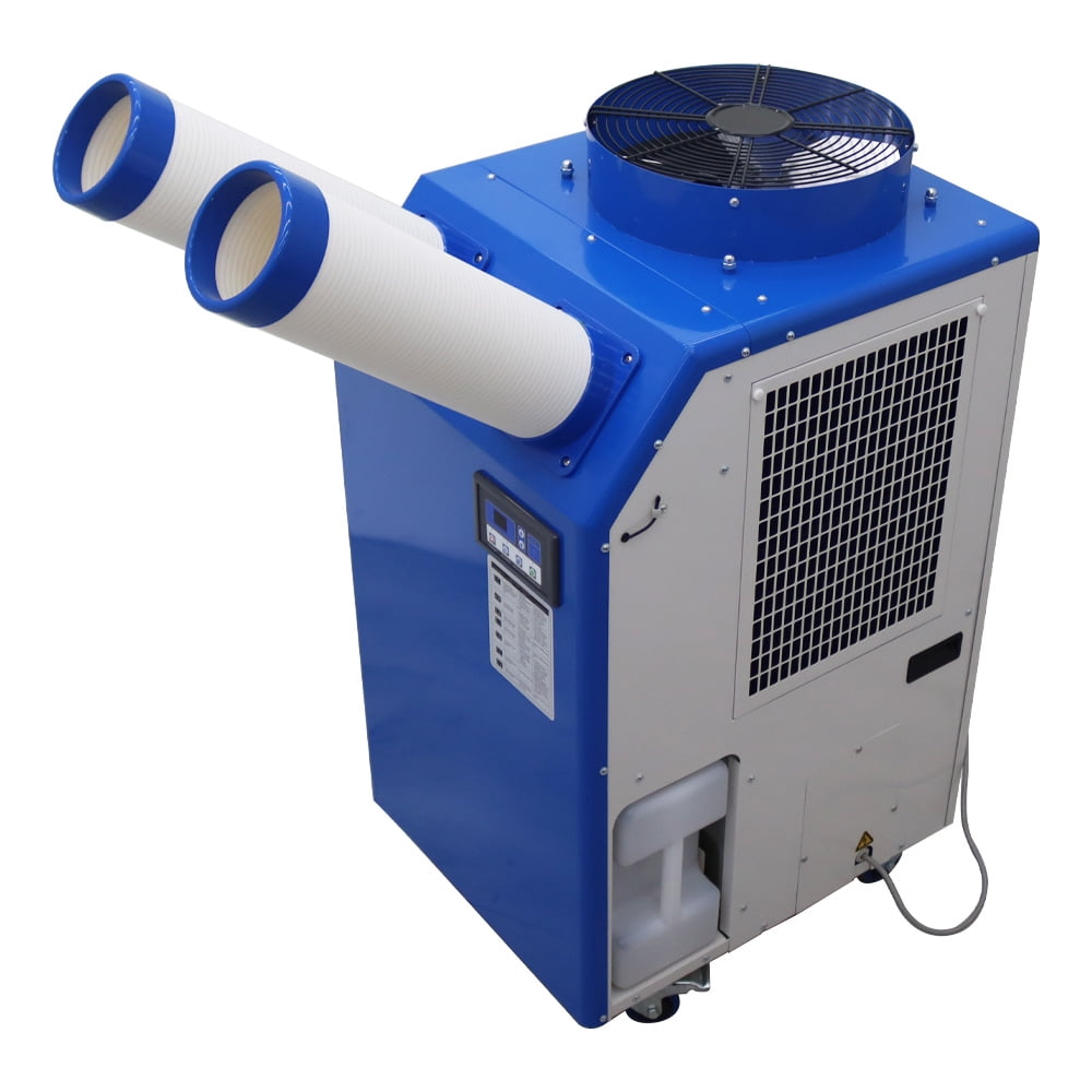 Techtongda Industrial Portable Air Conditioner Spot Cooler with Intelligent Control (Blue, 220V) defua
