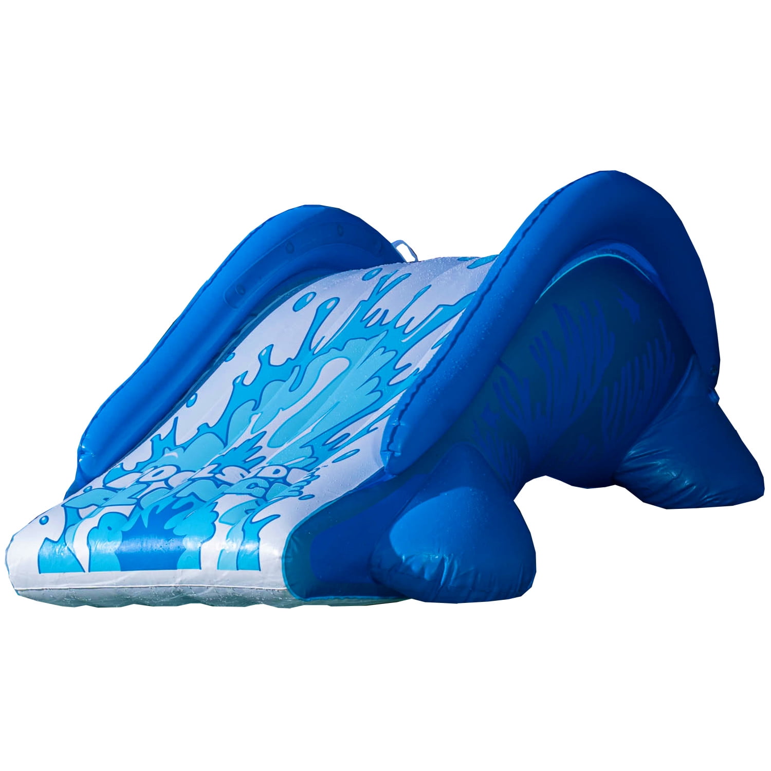 RAVE Sports Poolside Plunge Inflatable Water Slide for Swimming Pools (Blue, 67 in x 48 in x 33 in) g95lb