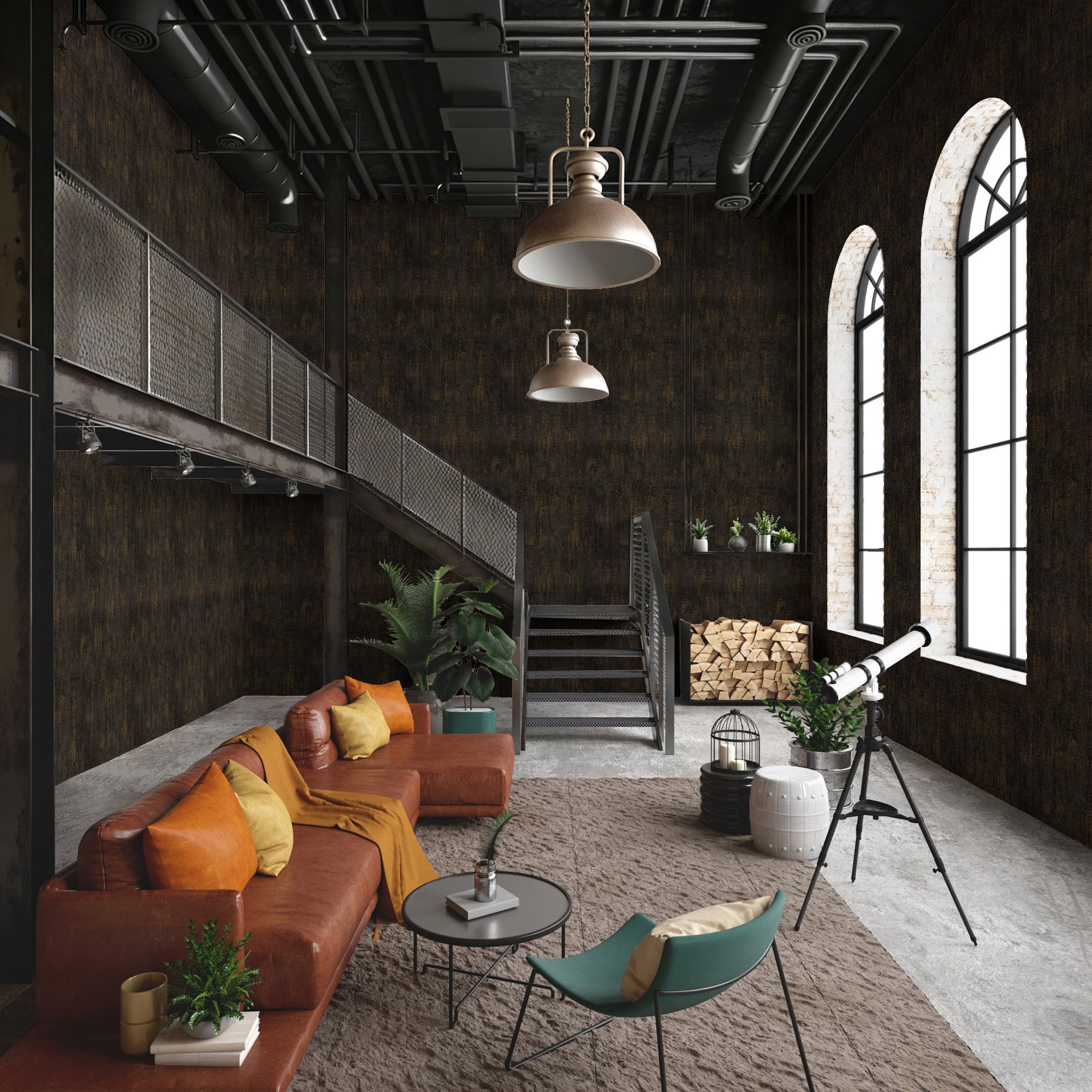 Abyssaly Peel and Stick Wallpaper, Waterproof Self-Adhesive Contact Paper for Furniture and Wall Decor (Black, 17.3 in x 118 in) j4utw