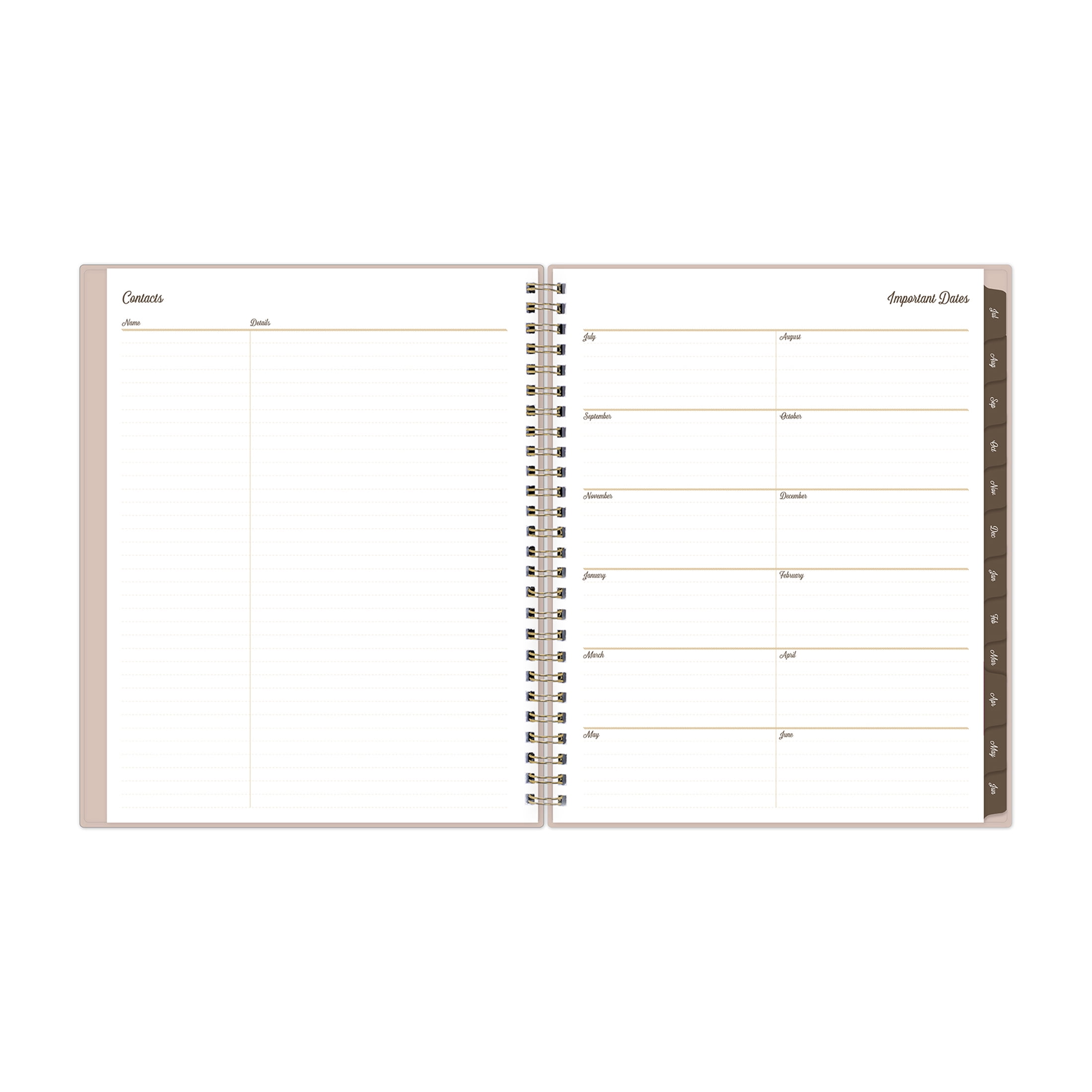 Blue Sky Jessie James Decker Academic Planner, Weekly & Monthly Organizer, Highland Tan (7 in x 9 in, 15-Month) y56mn