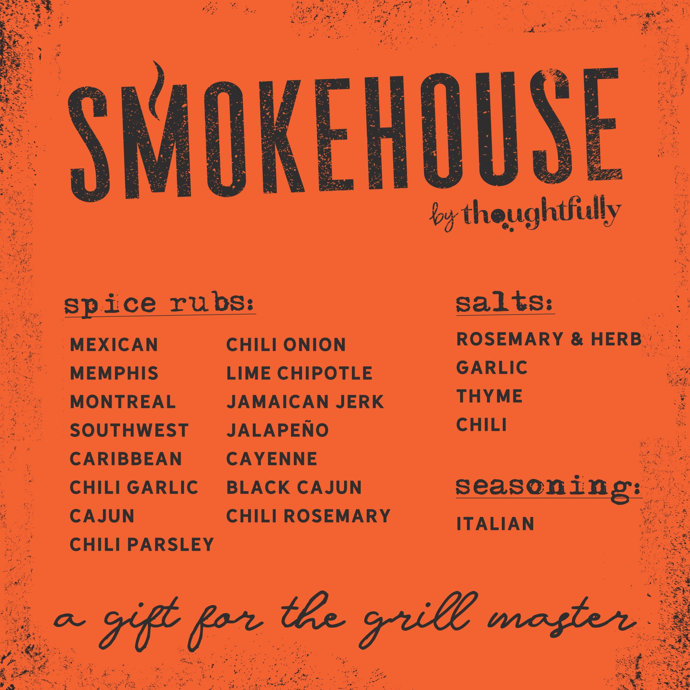 Thoughtfully Smokehouse Ultimate Grilling Spices and Seasonings Set (20 Count) t4l32