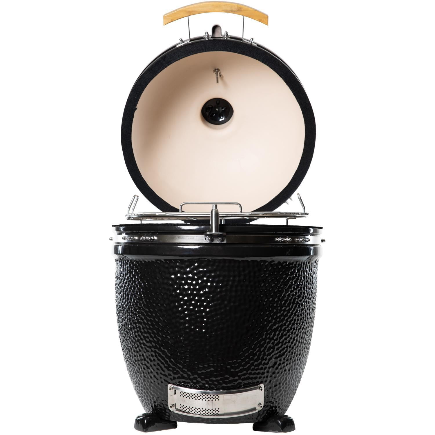 Coyote Outdoor Living Asado Series Built-In Ceramic Kamado Grill (Black, 254 sq in) 3gkei
