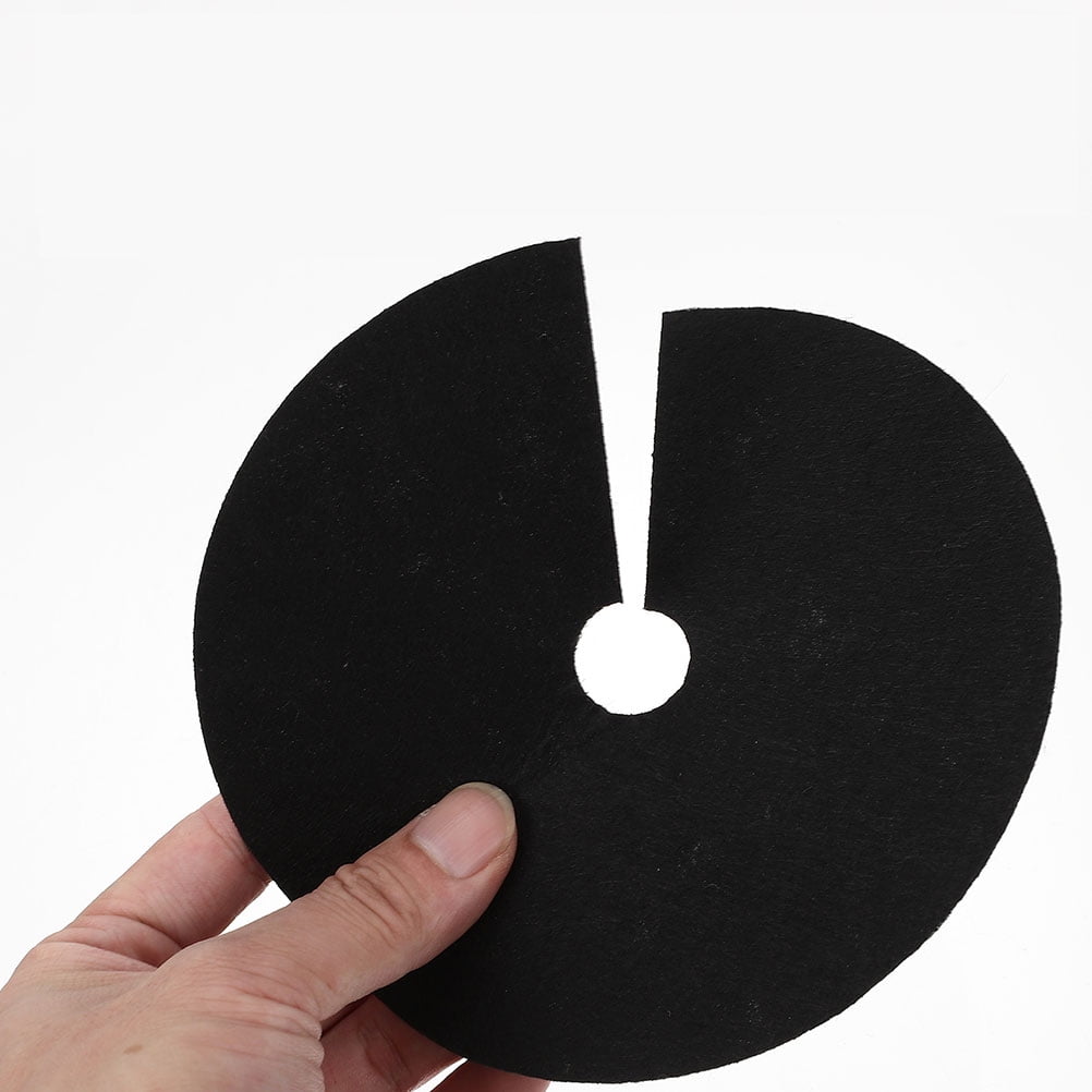 HINTRMENT Non-Woven Tree Mulch Ring Weed Barrier Mat for Garden Plant Protection (30 Pack) 6zdao
