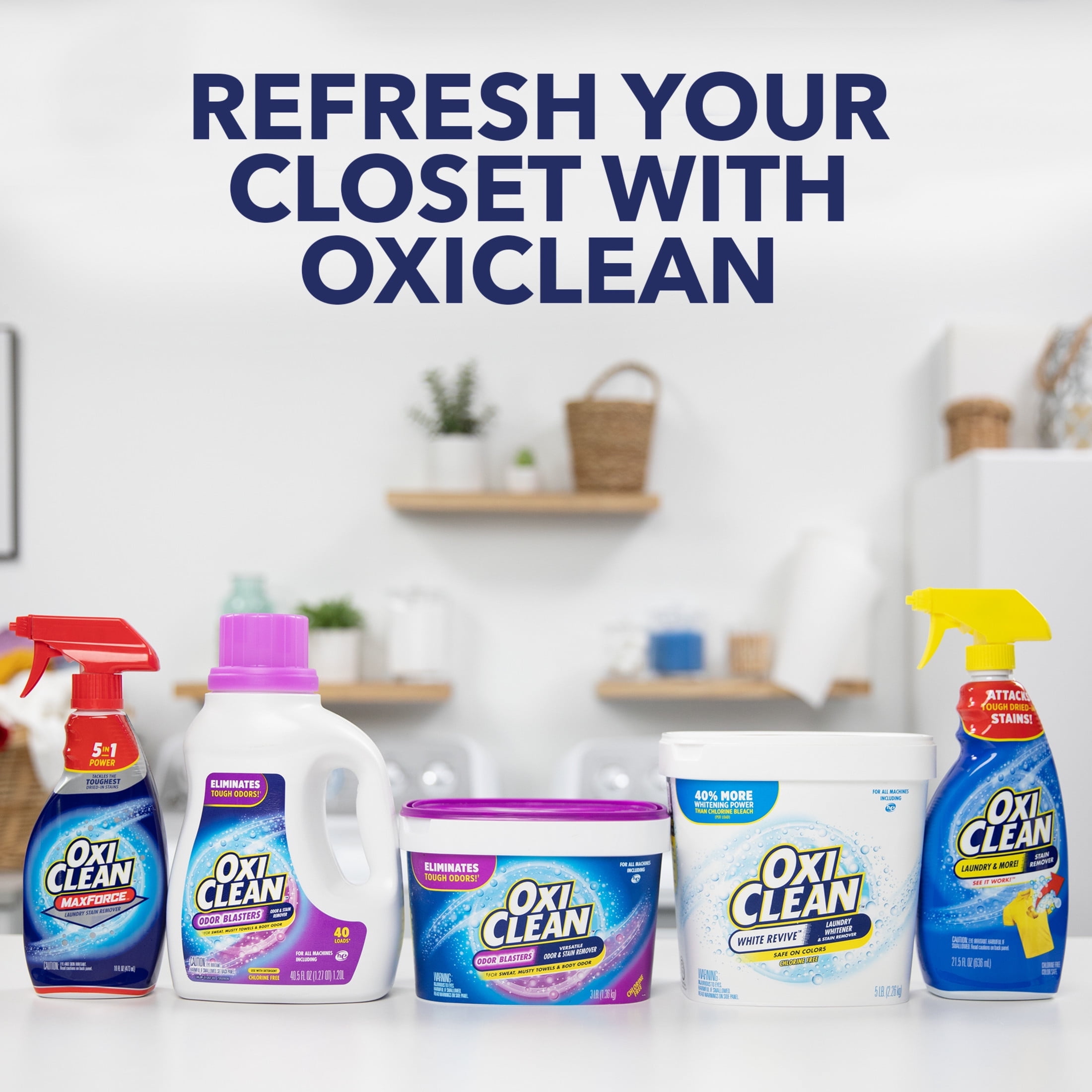 OxiClean Odor Blasters Laundry Stain Remover and Odor Neutralizer (40.5 fl oz) 8sceq