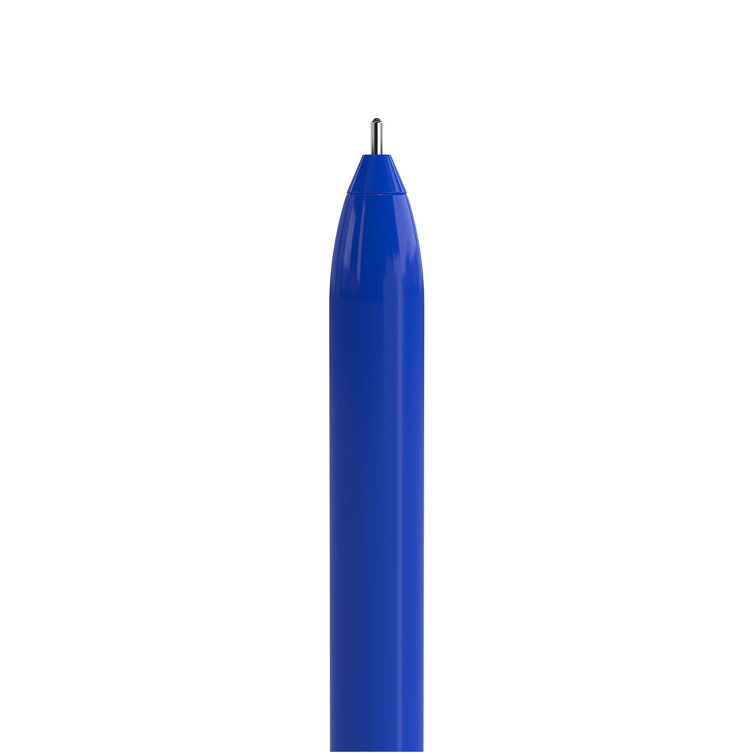 TRU RED Ballpoint Pens Medium Point 1.0mm Smooth Writing (Blue, 60-Pack) rnlno