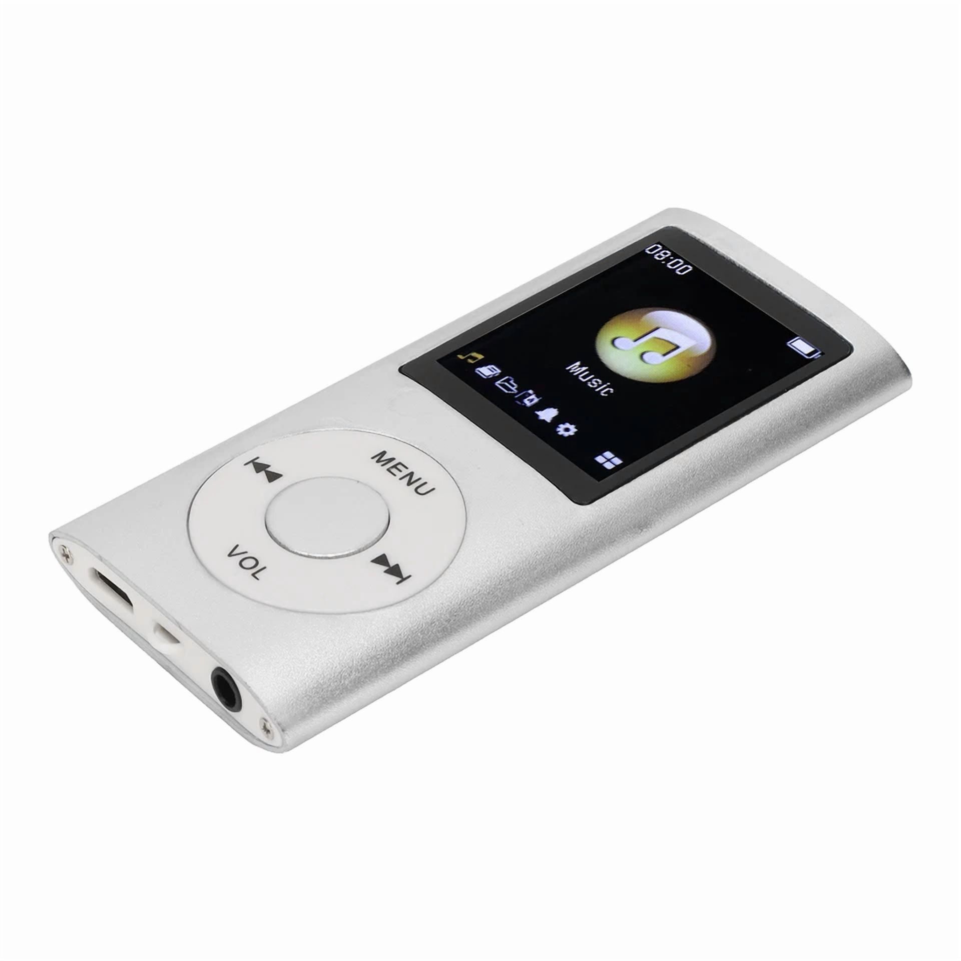 Rhea MP3 Player 64GB Digital Music Player with 1.8 Inch LCD Screen (Black, 64GB) lbo6h