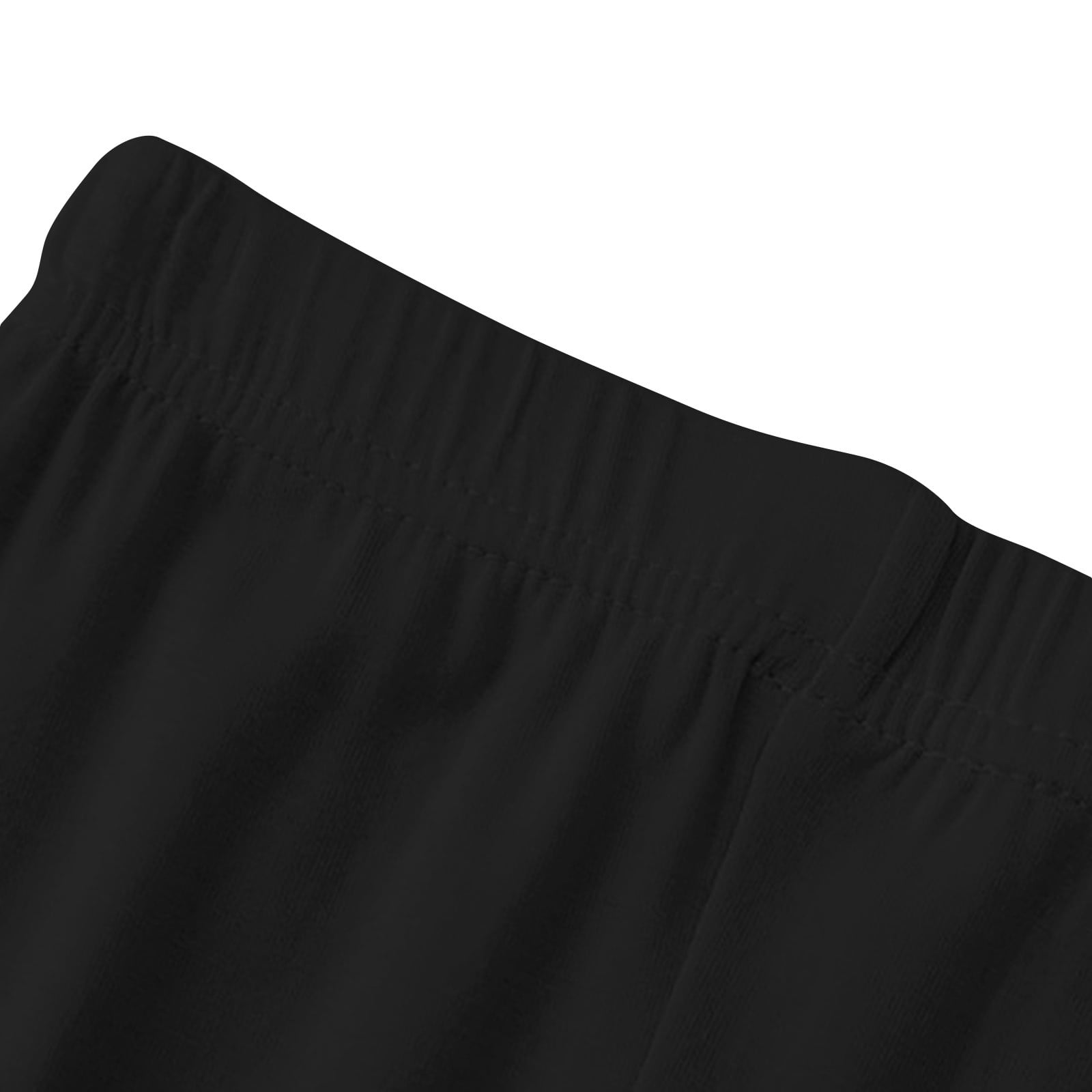 Favoffer Girls Solid Capri Leggings Stretchy Knee Length Cropped Pants for Dance and Gym (Black, 4 Pack) 0u3sy