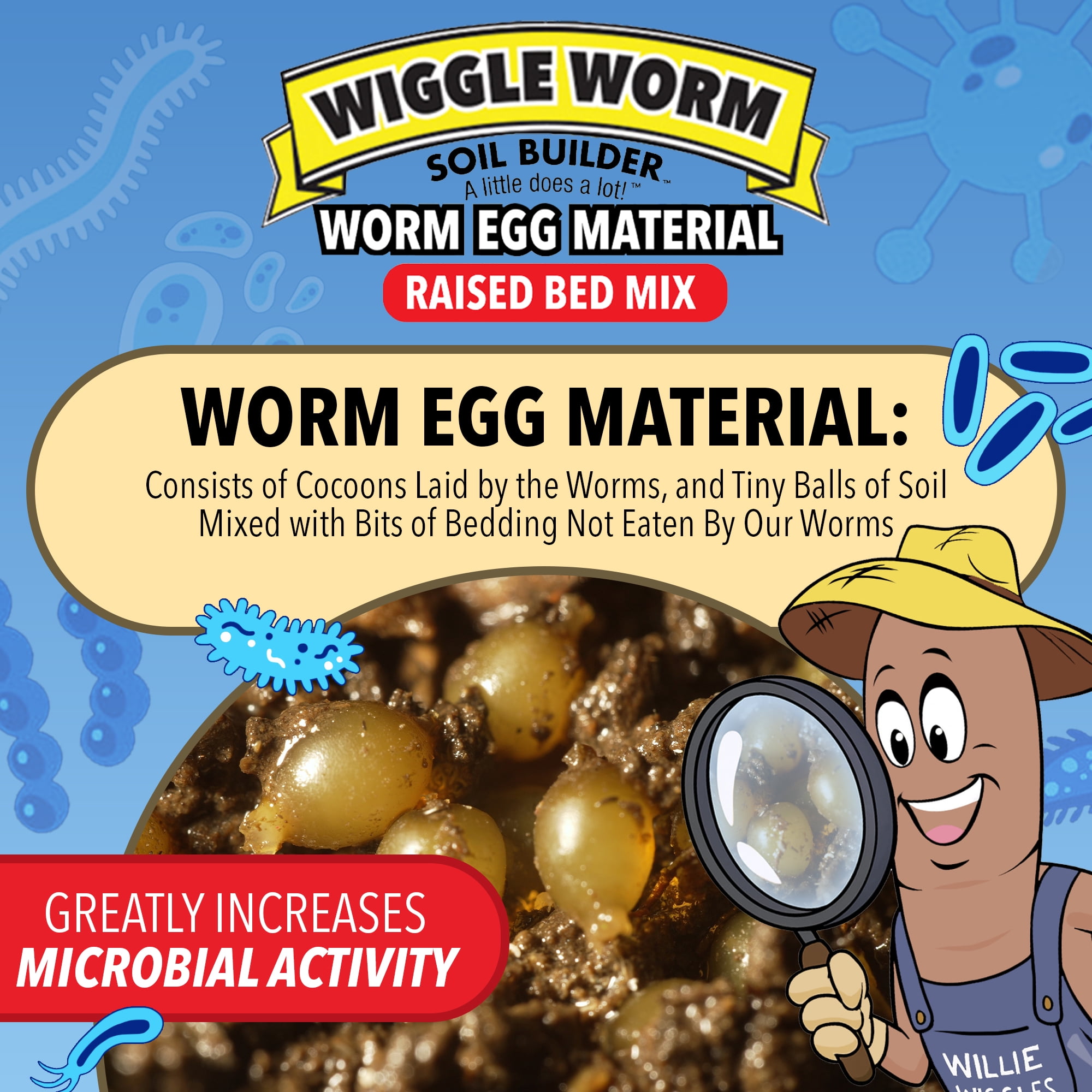 Wiggle Worm Raised Bed Mix Organic Soil and Fertilizer for Container Gardening (40 lb) 6rmr7