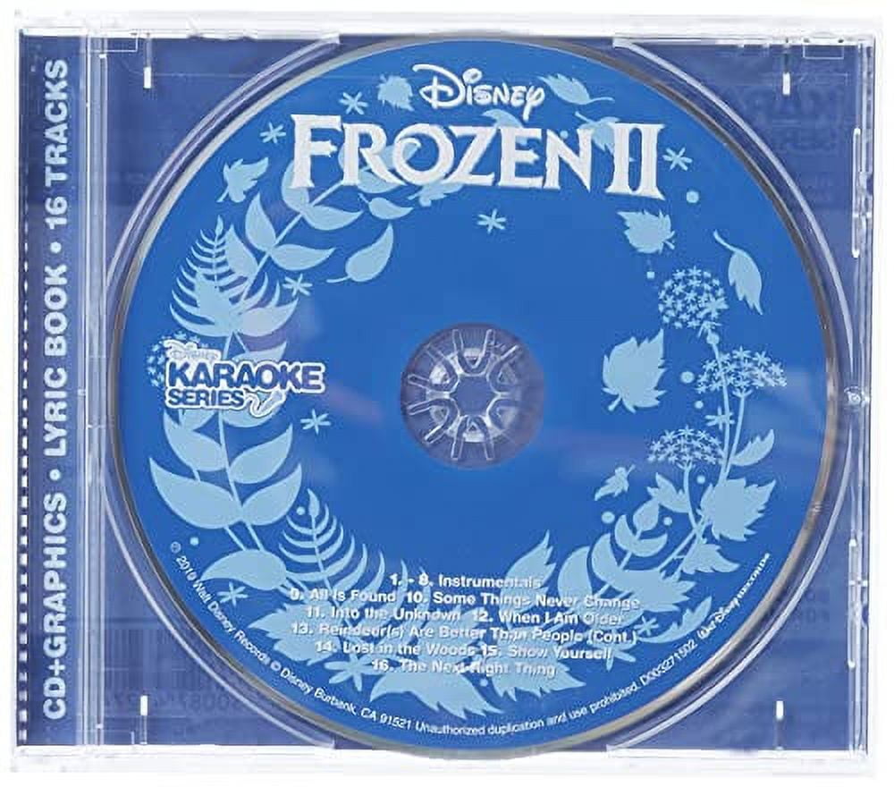 Disney Int'l Frozen 2 Karaoke Series Music CD (1 Pack) n934o