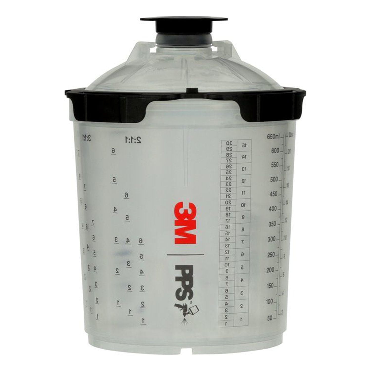 3M PPS Series 2.0 Spray Cup System Kit (22 fl oz, 200 Micron Filter) wnjmz