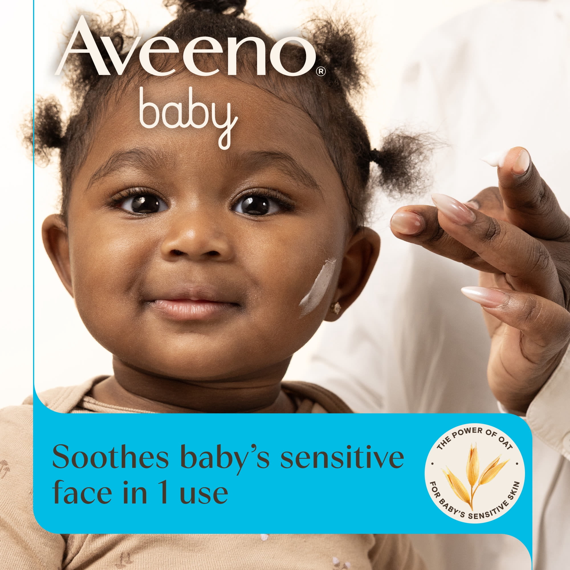 Aveeno Baby Daily Moisture Face Cream for Sensitive Skin (Fragrance-Free, 1.5 oz) 1moez