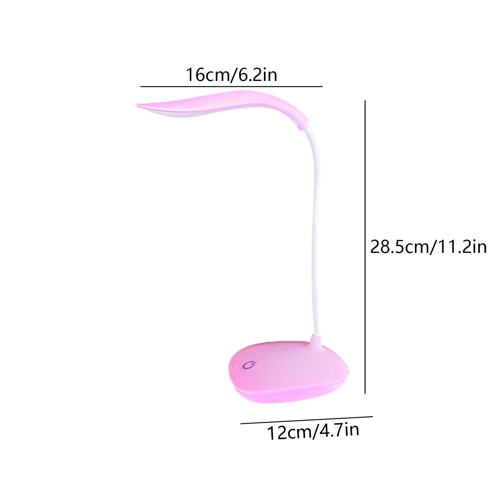 Miogawg Cordless LED Desk Lamp, Rechargeable Portable Table Light with Touch Control (Pink, 1 Pack) 5up42