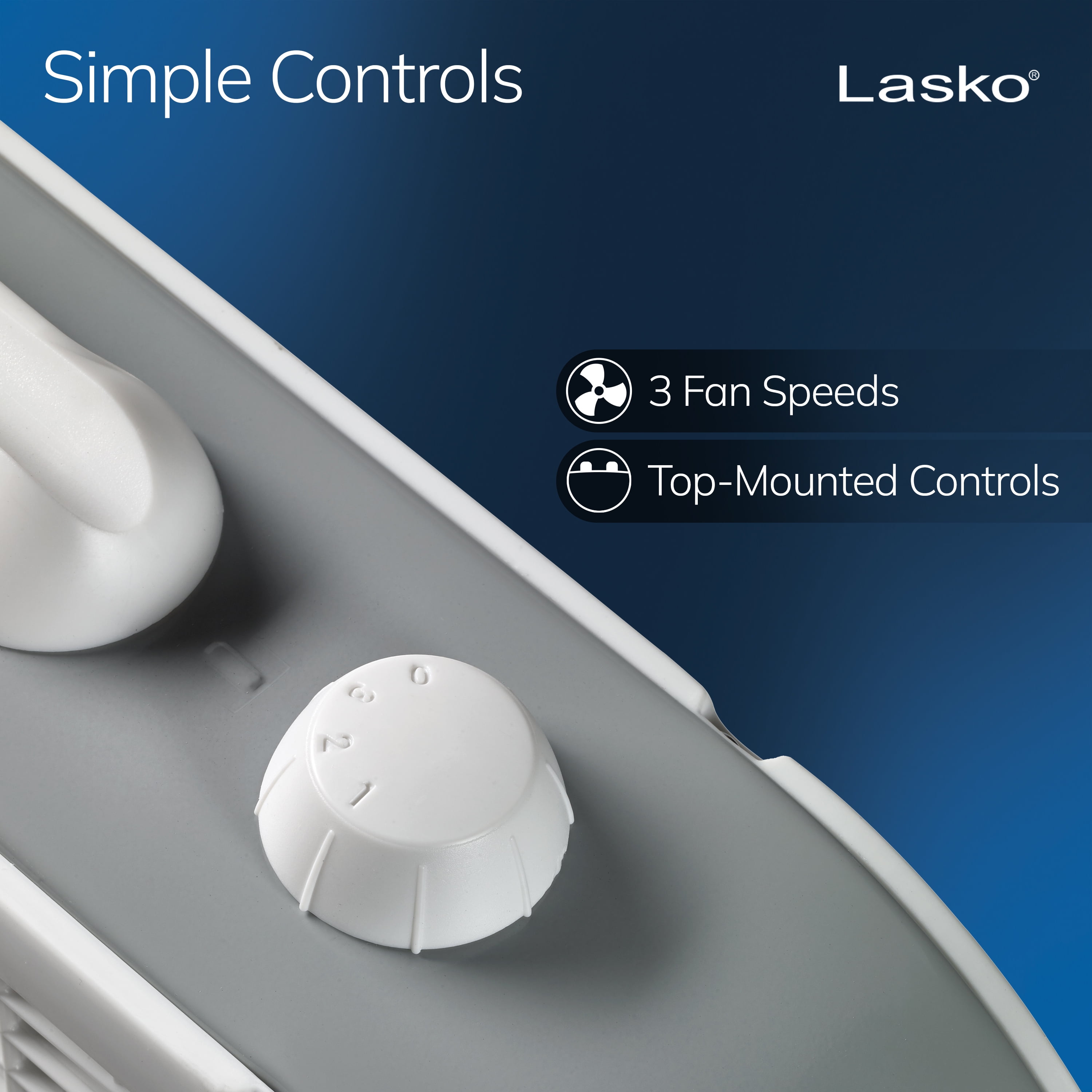 Lasko 20 in 3-Speed Energy Efficient Box Fan (White, 20 in) 35nps