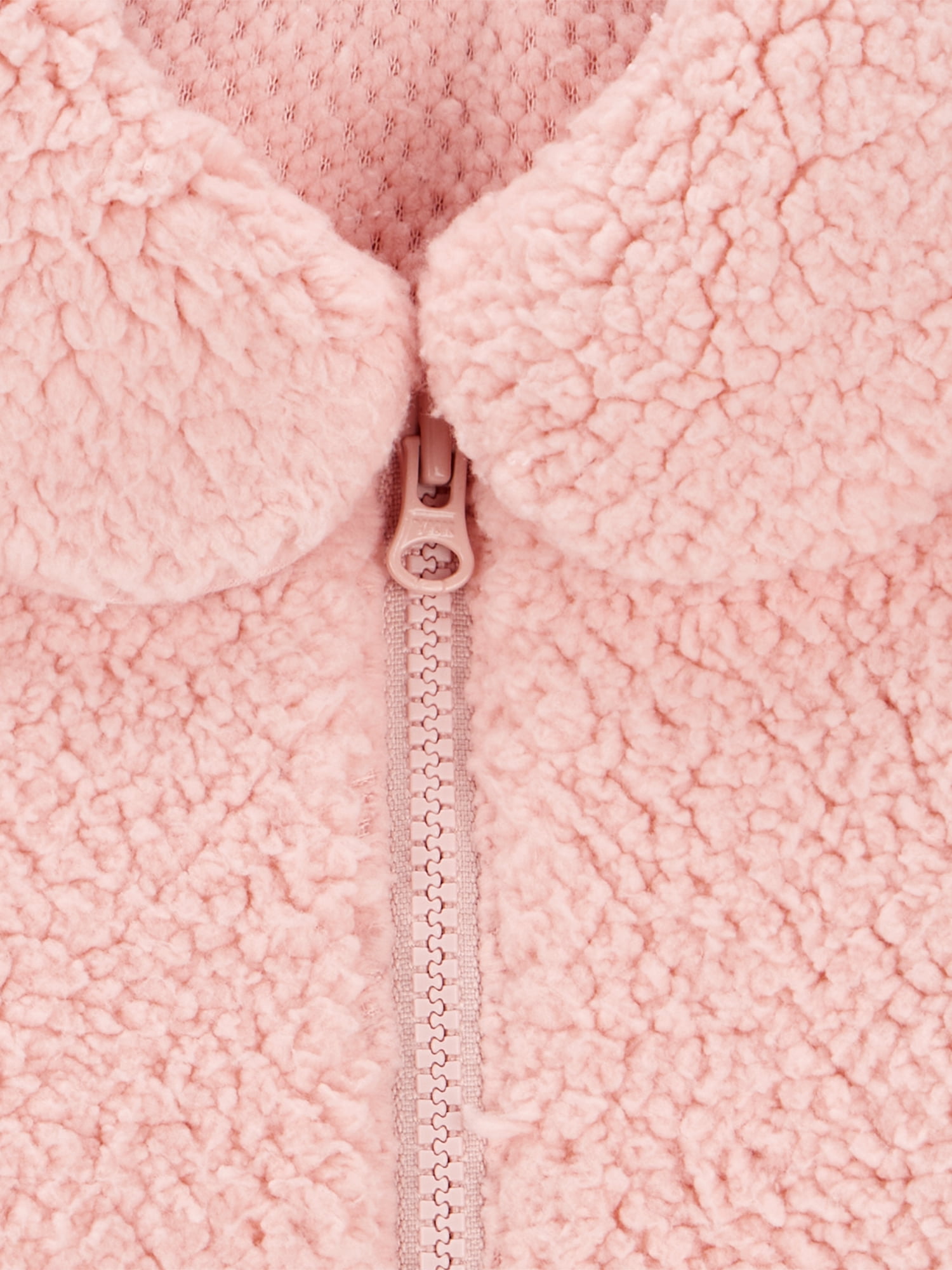 Carter's Child of Mine Baby and Toddler Girl 3-Piece Sherpa Cardigan Outfit Set (Pink, 0-24 Months) iija2