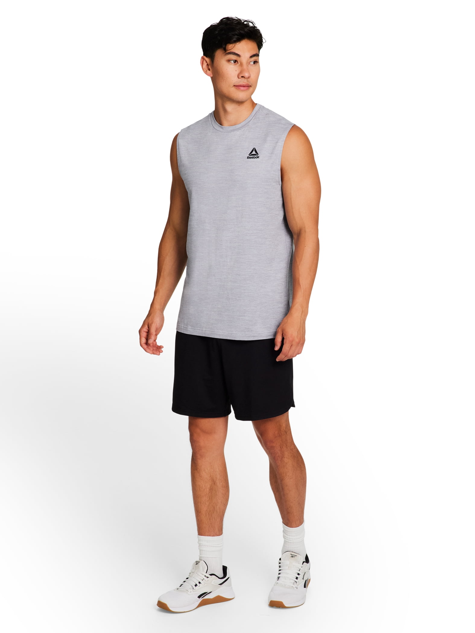 Reebok Men's Legacy Muscle Tee Athletic Sleeveless Shirt (Black, XS) kes8n