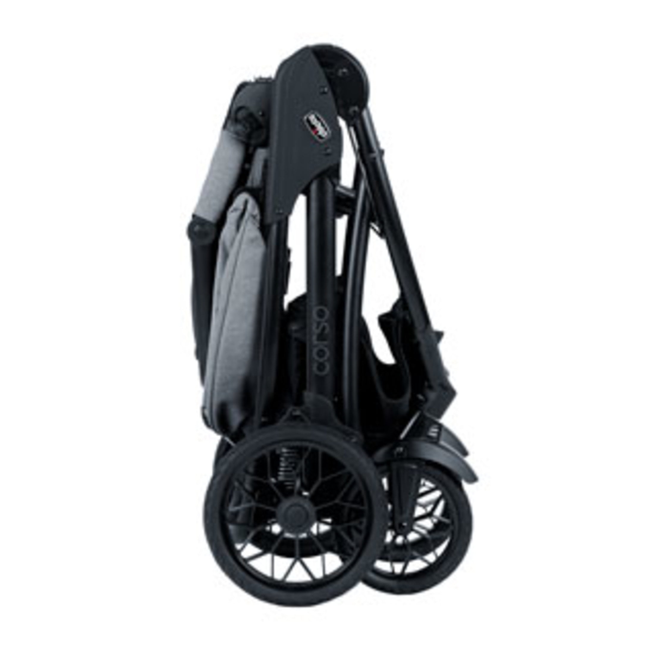 Chicco Corso LE ClearTex Modular Travel System with KeyFit Max Infant Car Seat (Canyon Grey, 1 Pack) vp6mx