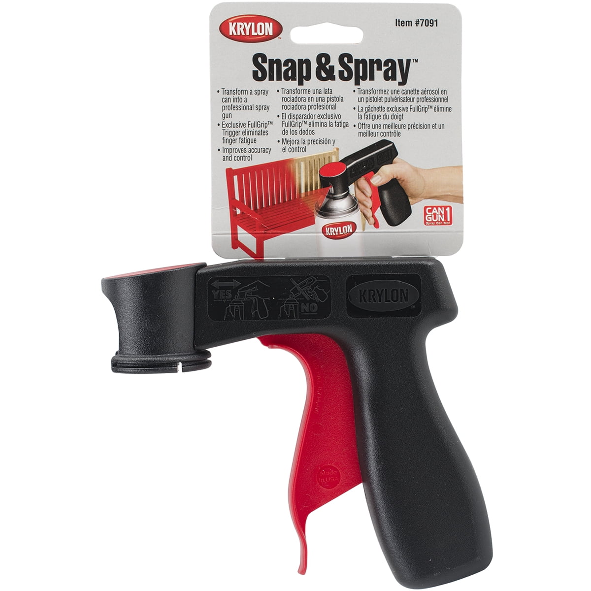 Krylon Snap & Spray Gun Paint Can Trigger Handle (Universal Fit) cfo9x