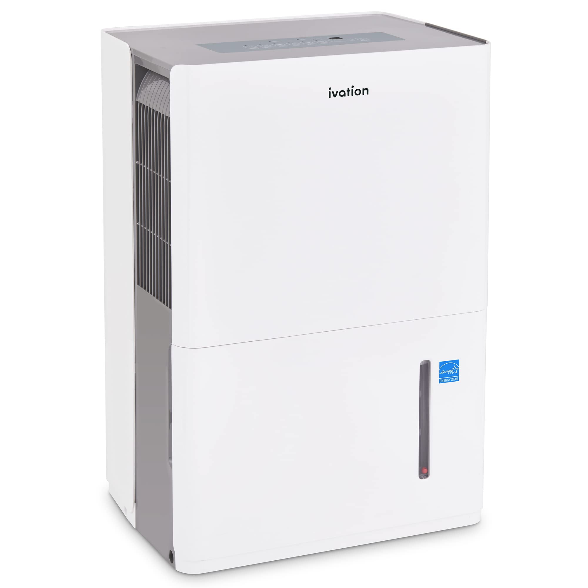 Ivation 4,500 Sq. Ft Energy Star Dehumidifier with Built-in Pump and Humidity Control (White, 50 Pint) ilc84