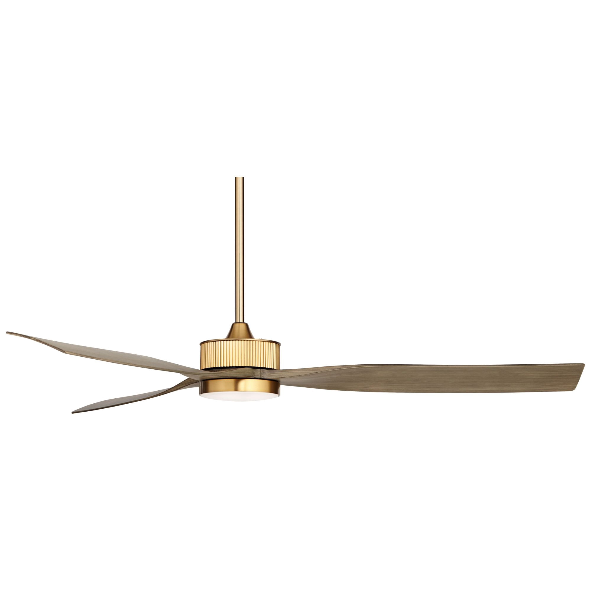 Casa Vieja Montage Modern Indoor Outdoor Ceiling Fan with Dimmable LED Light and Remote Control (Warm Brass, 60 in) o0wwv