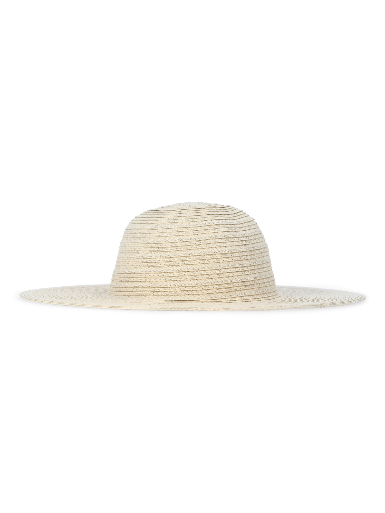 Time and Tru Women's Floppy Sun Hat Wide Brim Summer Beach Accessory (Black, One Size) dm46i