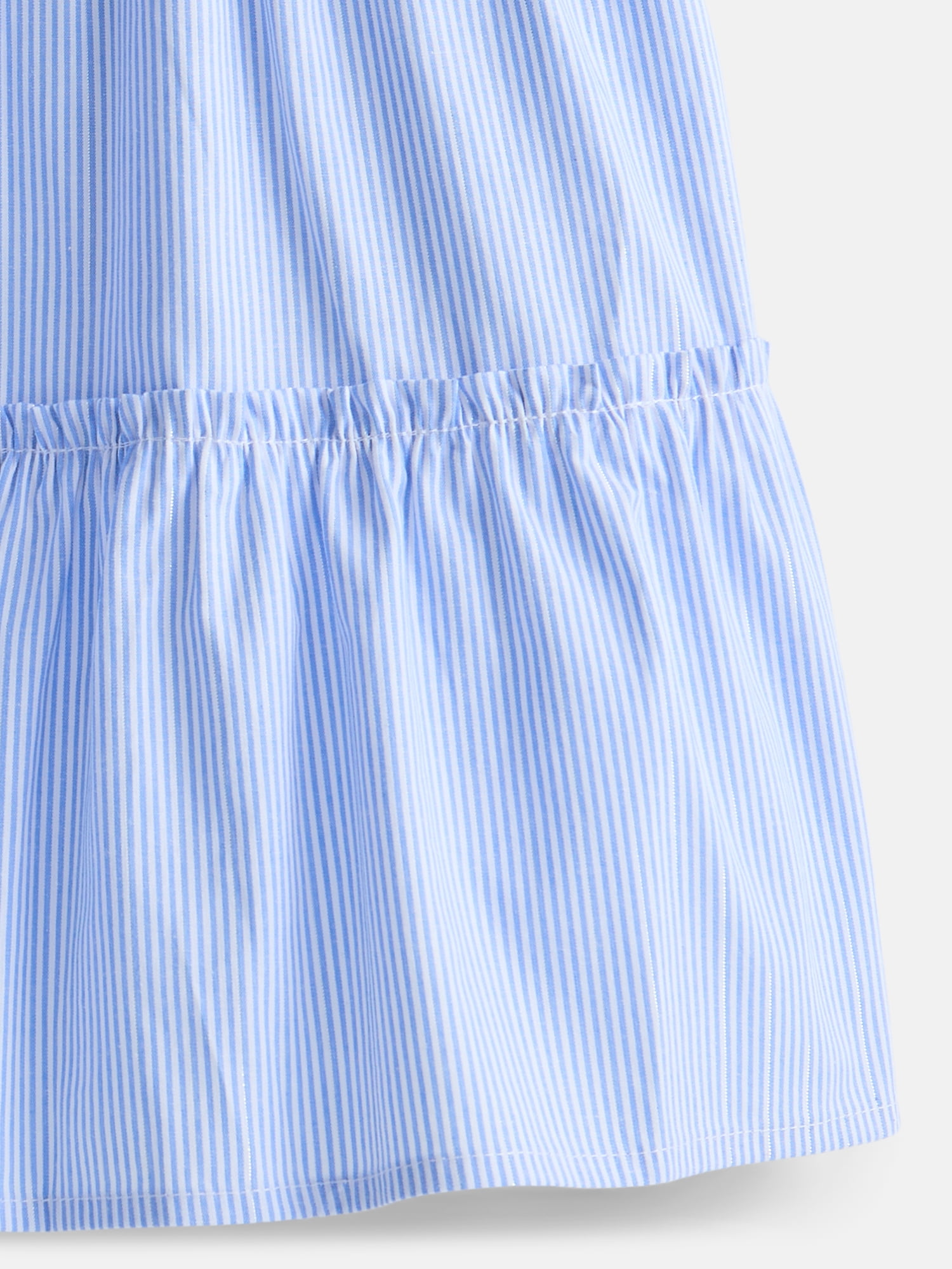 Parker Rose Girls Puff Sleeve Dress (Blue, L) 80ifa