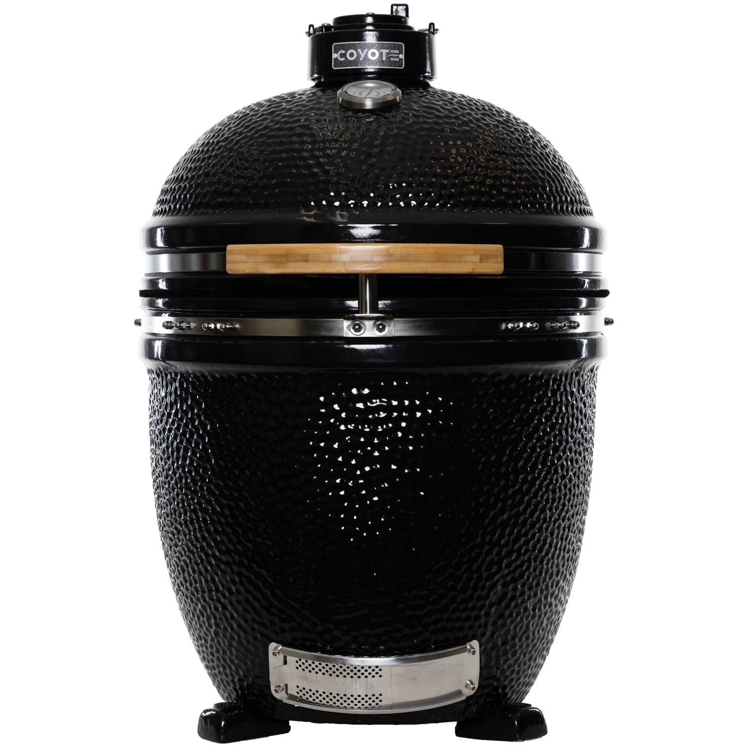 Coyote Outdoor Living Asado Series Built-In Ceramic Kamado Grill (Black, 254 sq in) 3gkei