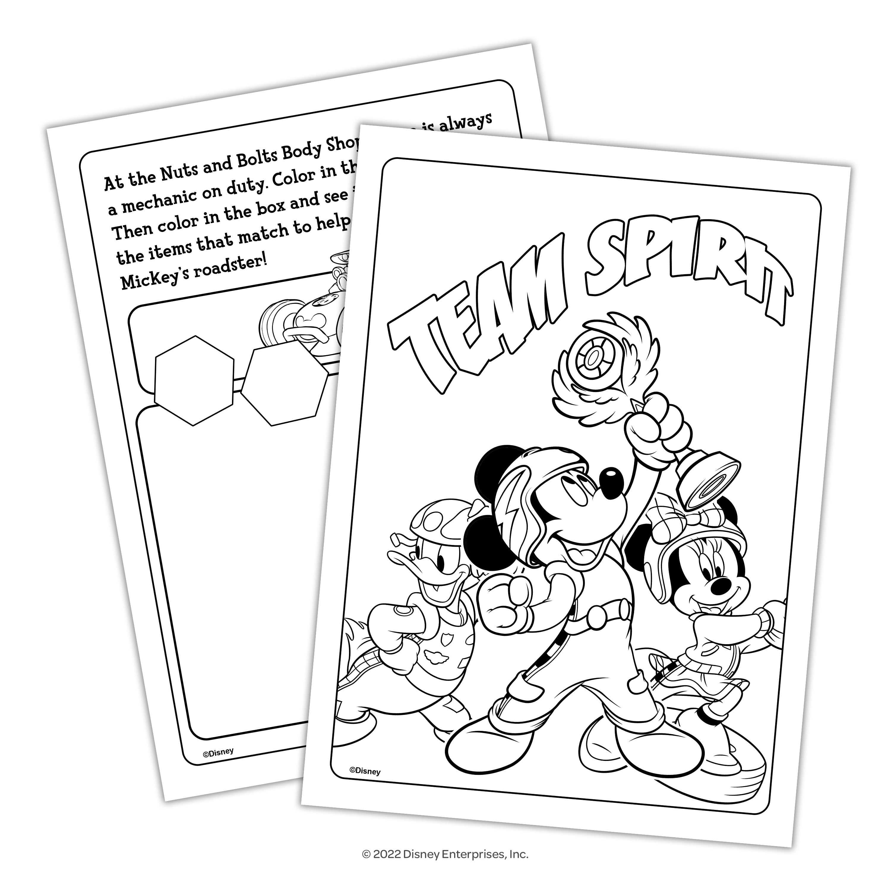 Disney Mickey Mouse Imagine Ink Coloring Book with Mess-Free Marker (16 Pages) 4n9h2