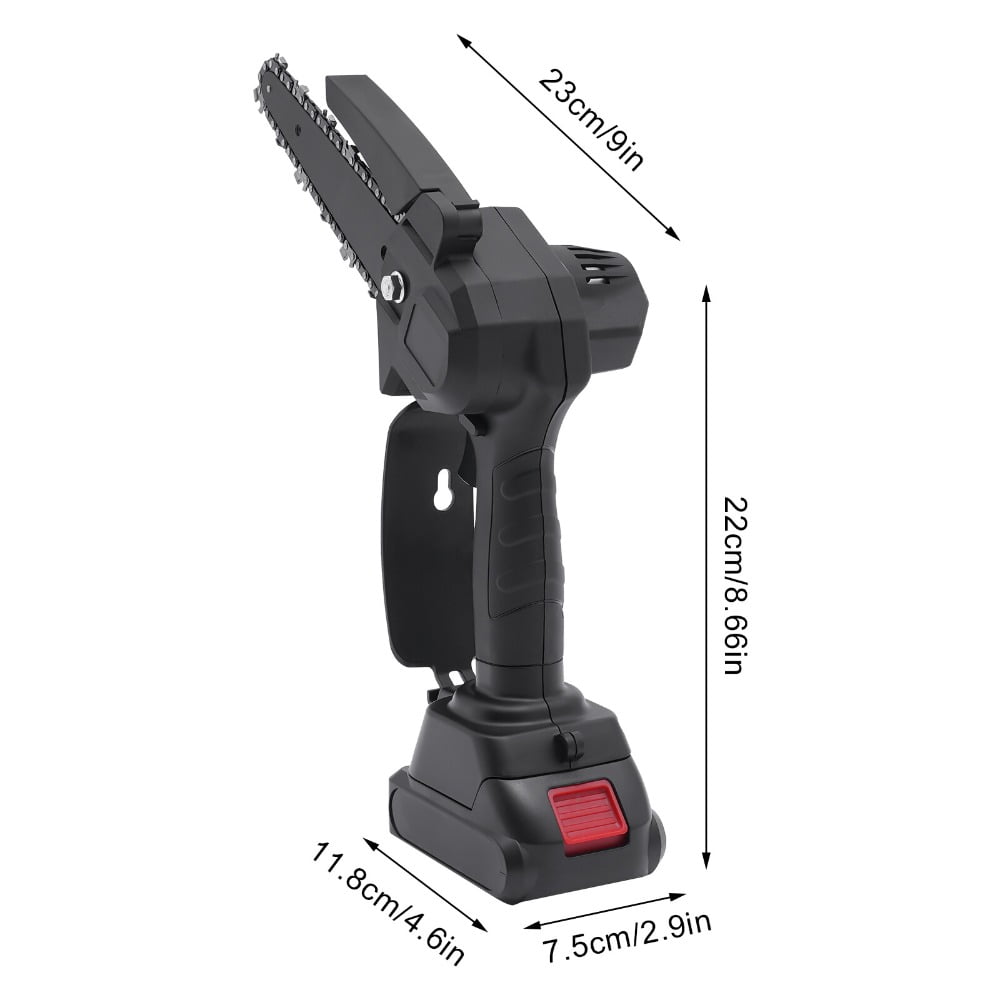 Generic Cordless Pole Saw 2-in-1 Electric Chainsaw with 13ft Reach and Adjustable Head (Black, 4.4 lb) qjbr5