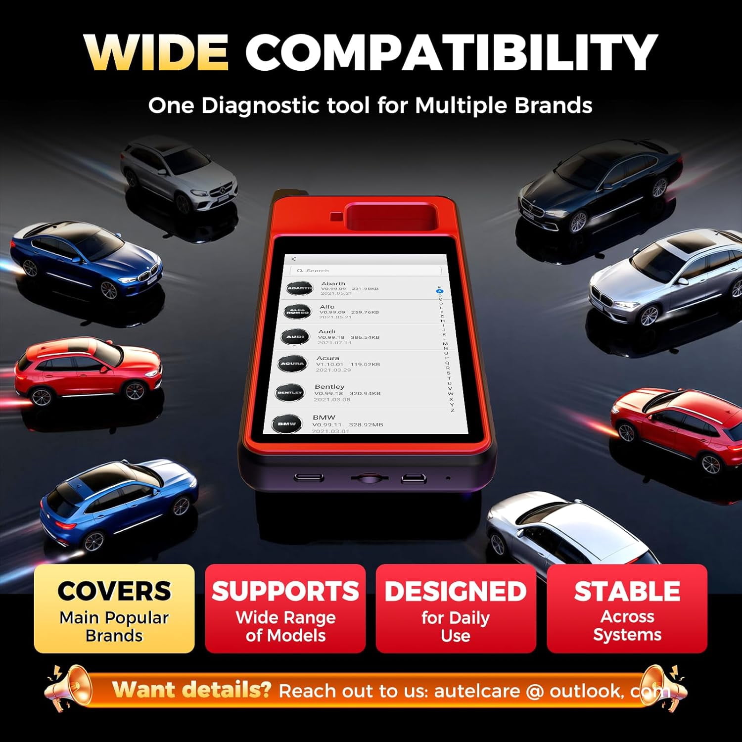 Autel MaxiIM KM100E Key Fob Programming Tool and Immobilizer Diagnostic Scanner (Black Red, 5.5 in Screen) 0v82w