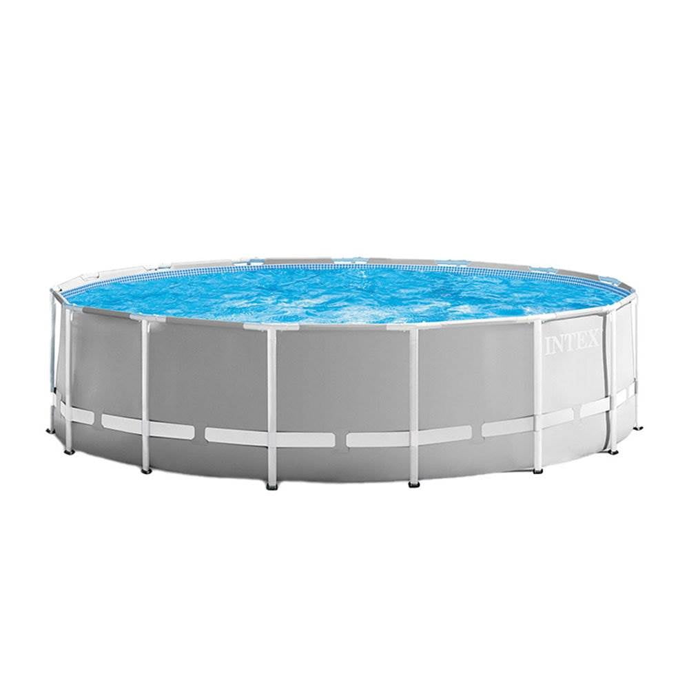 Intex Prism Frame Above Ground Swimming Pool Set with Filter Pump and Type A Cartridges (15 ft x 48 in, 6 Pack) rqc9e