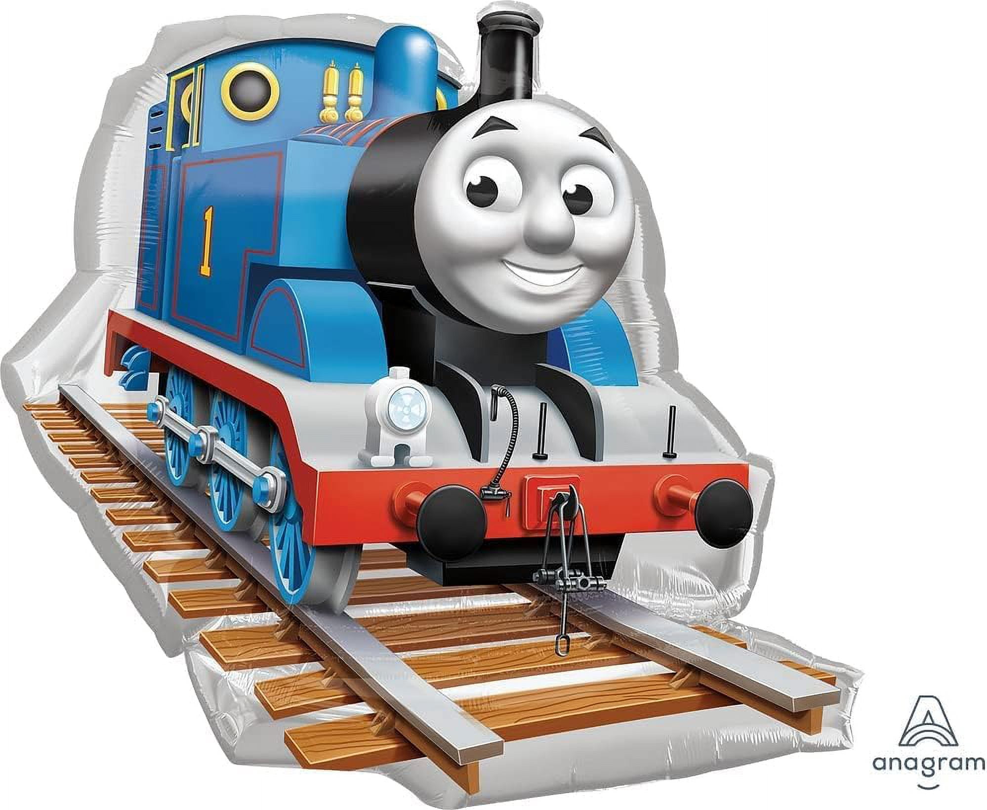 Amscan Thomas the Train Birthday Party Balloon Decoration Set (Multicolor, 17 Piece) 3iwwx