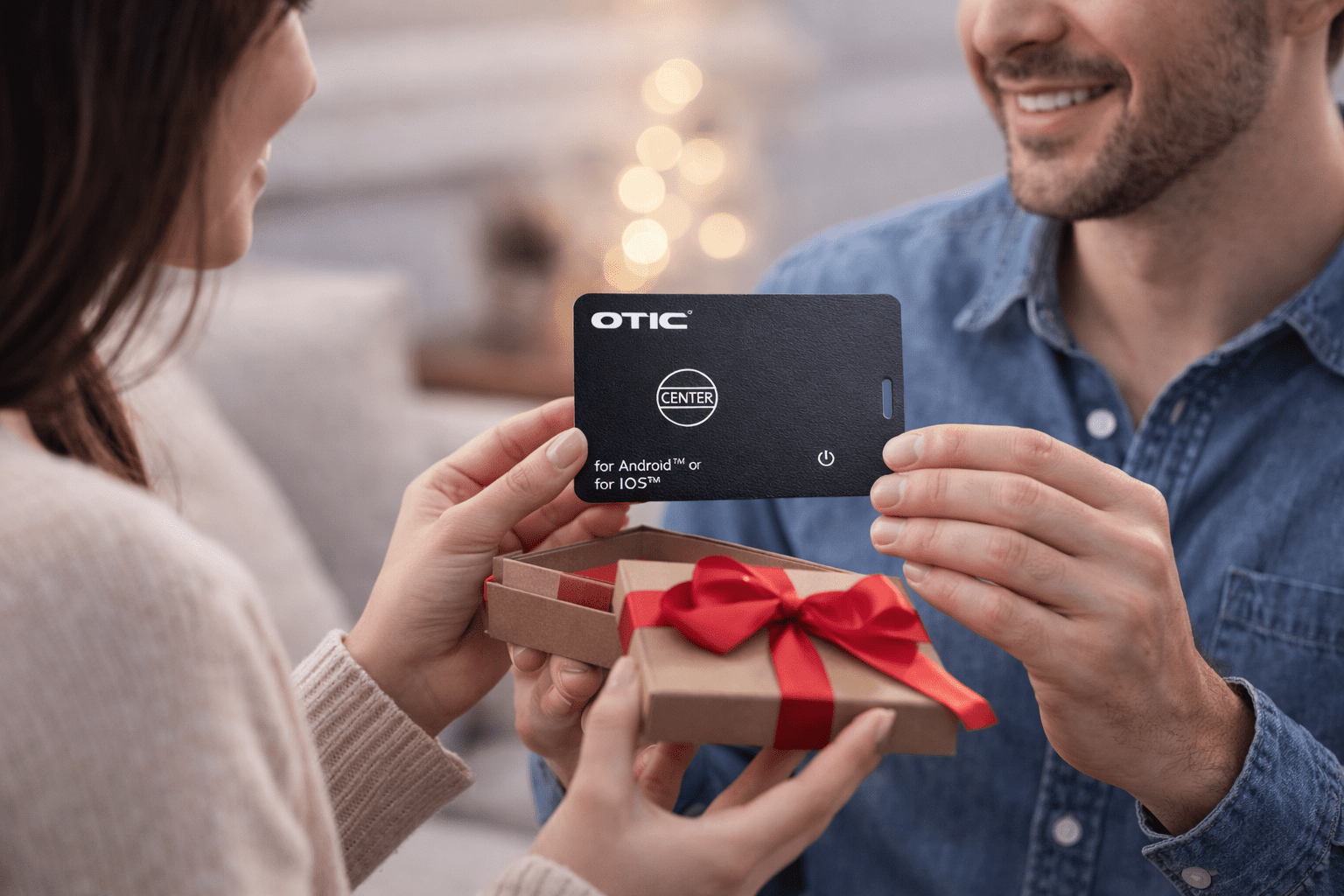 OTIC Smart Bluetooth Wallet Tracker, Dual-System Compatibility for Apple Find My and Google Find My Device, Rechargeable Slim Finder (Black, 0.07 in) aalle