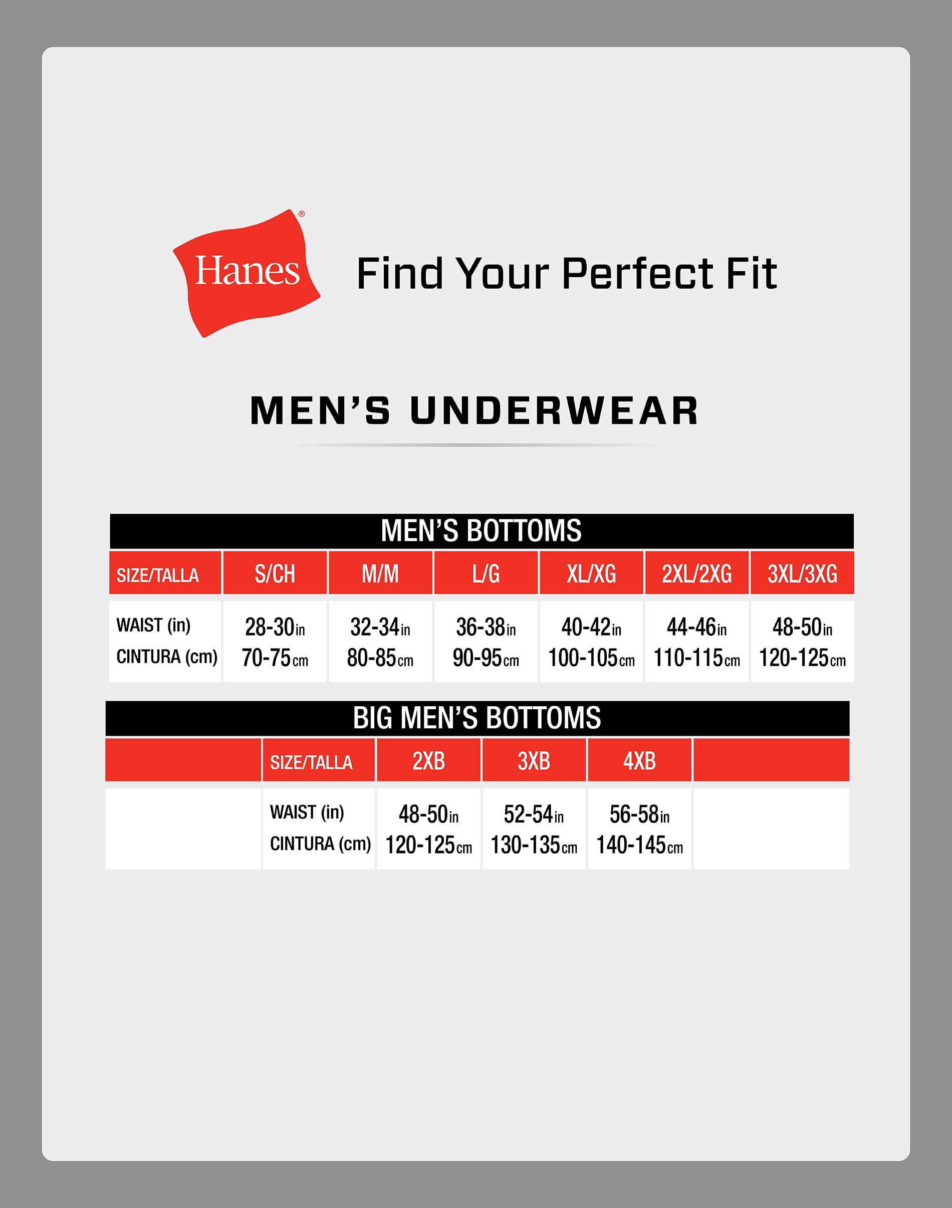 Hanes Men's Cotton Stretch Briefs Moisture-Wicking Underwear (Grey, 6-Pack) t36vn