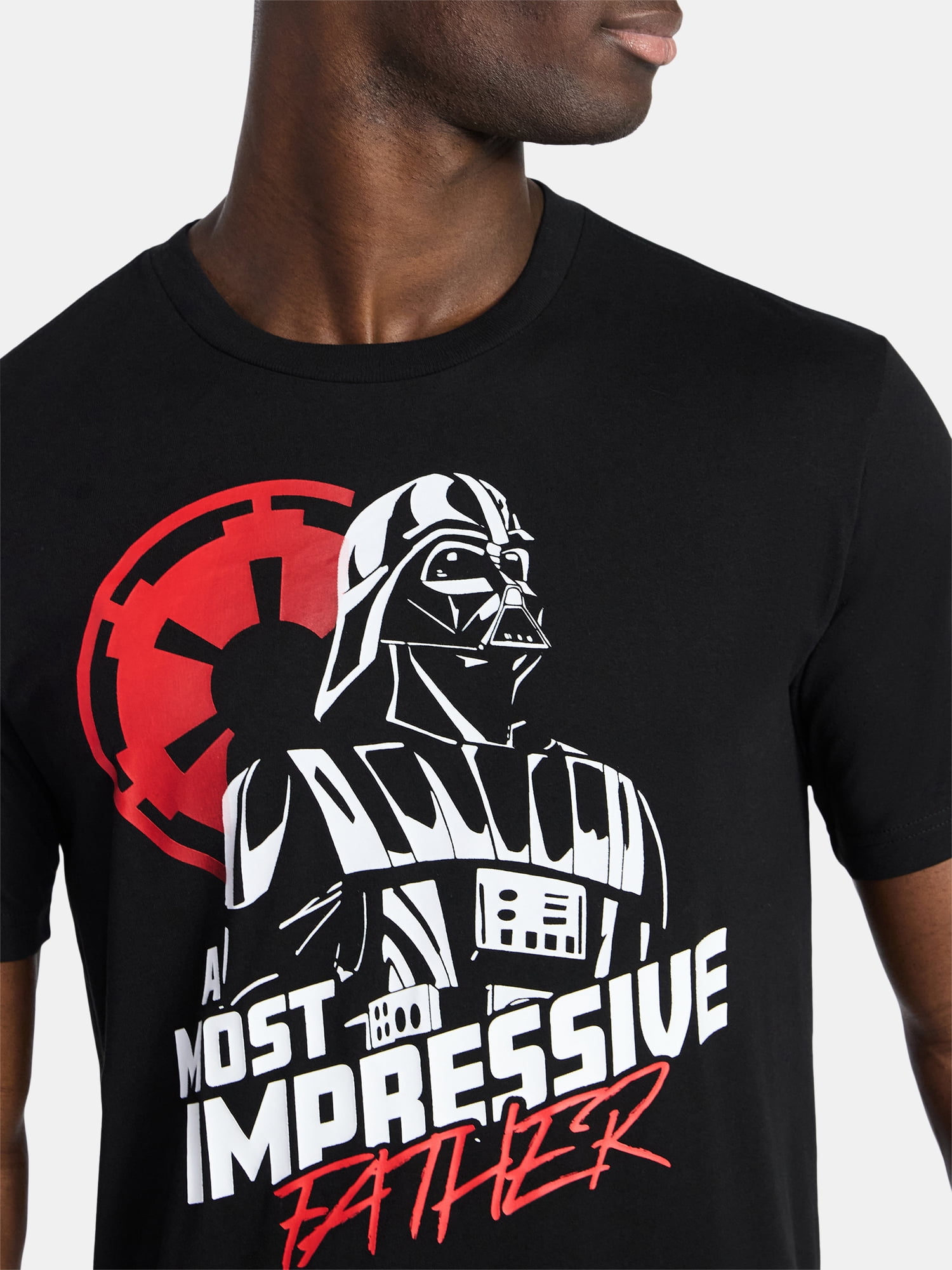 Star Wars Darth Vader Graphic Tee Men's Short Sleeve Crewneck Shirt (Black, XS-5XL) z6pl6