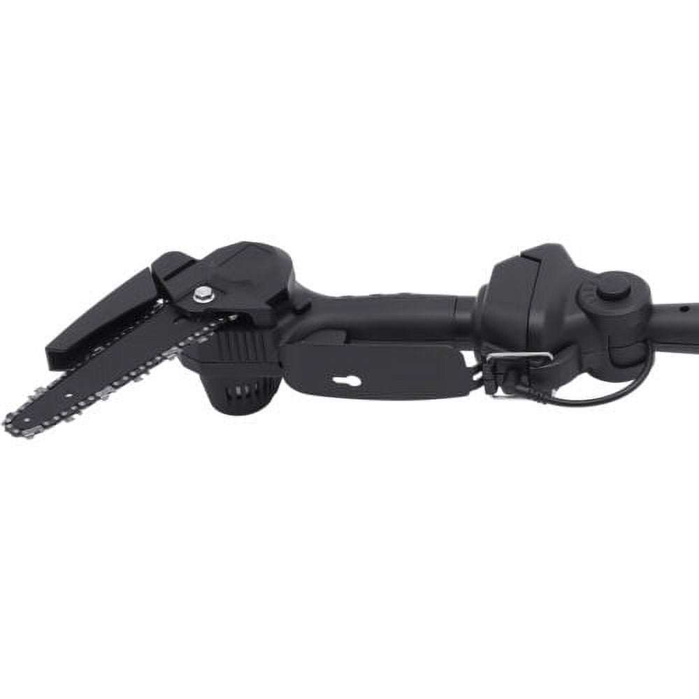 Generic 2-in-1 Cordless Pole Saw for Tree Trimming, Electric Handheld Chainsaw with Extension Pole (Black, 4.26 ft) lp1he