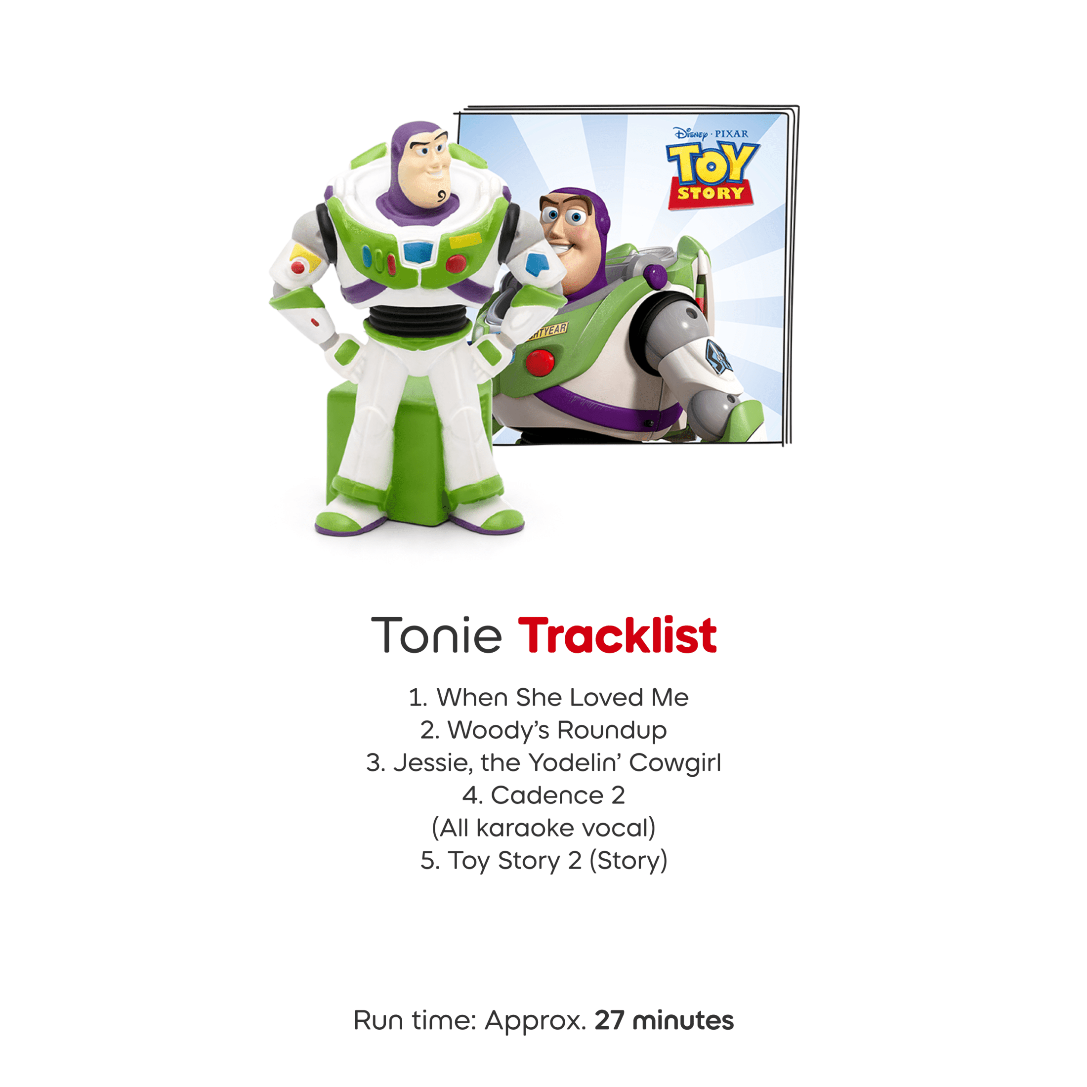 tonies Disney Pixar Toy Story Audio Play Figurine 2-Pack (Buzz Lightyear & Jessie, 2-Pack) sohpt