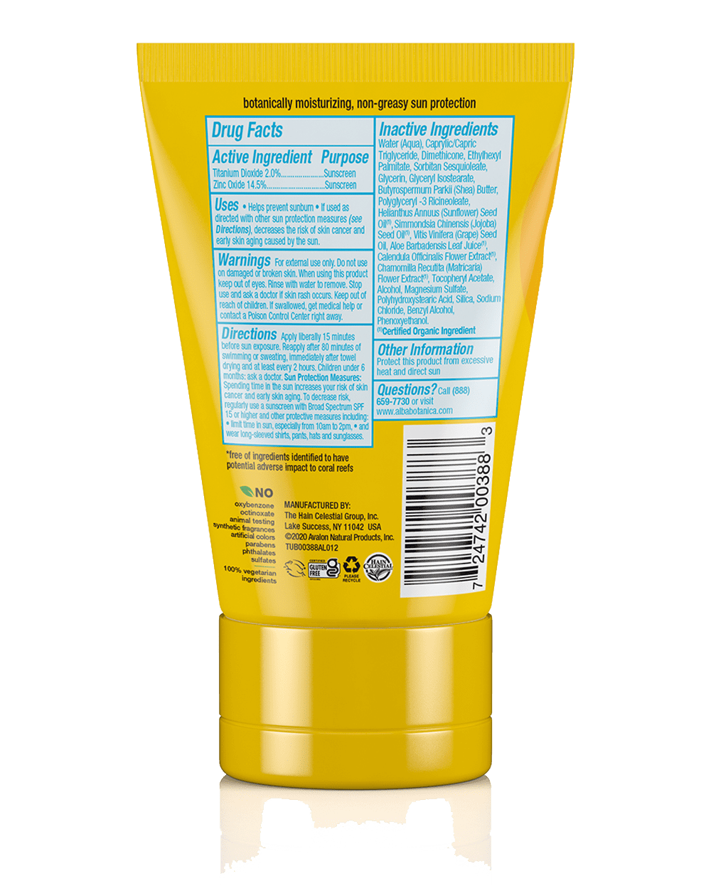 Alba Botanica Kids Mineral Sunscreen Lotion SPF 30, Broad Spectrum Protection, Fragrance Free (4 oz) 9ie5q