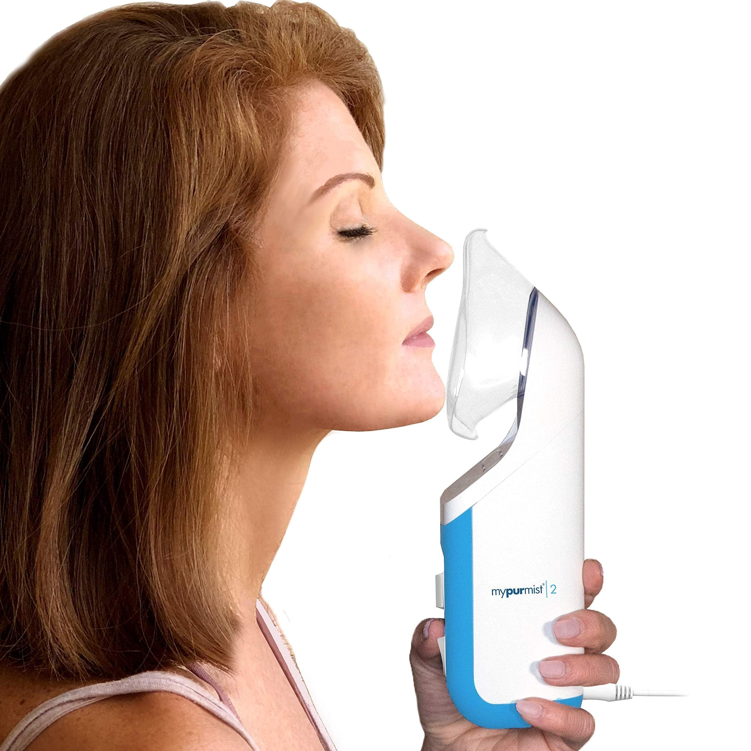 Mypurmist 2 Ultrapure Personal Handheld Vaporizer and Steam Inhaler (Blue, 1 Unit) d6pjs