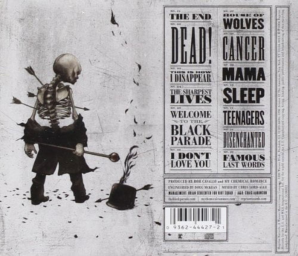My Chemical Romance The Black Parade Audio CD (Black, 1 Disc) dny74