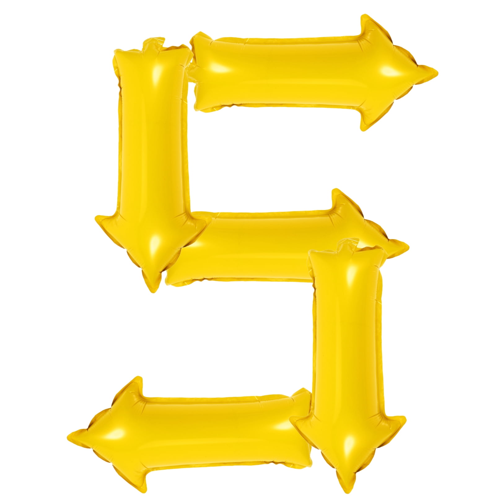 Generic Balloon Arch Kit Arrow Shape Party Decoration (Yellow, 5 Pcs) p6mzm