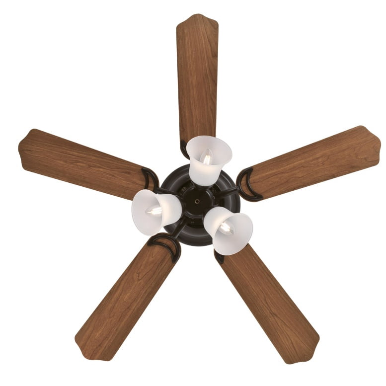 Westinghouse Contempra Trio 42 in. Ceiling Fan with Light, Oil Rubbed Bronze Finish, Reversible Blades (Dark Cherry/Walnut) 6xyto