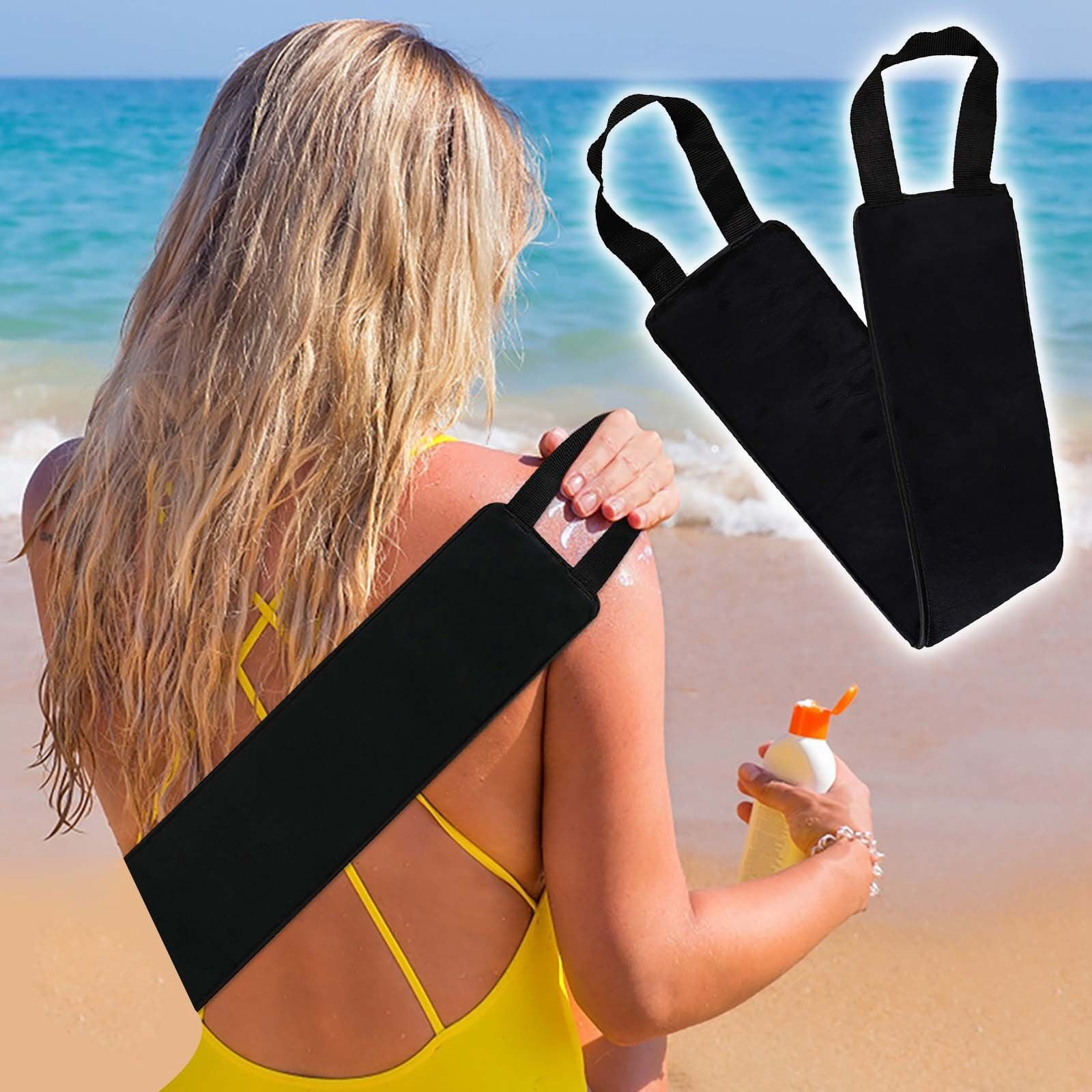 SZBAOAN Self Tanner Back Applicator for Even Lotion Application (Black, 1 Pack) 7str7