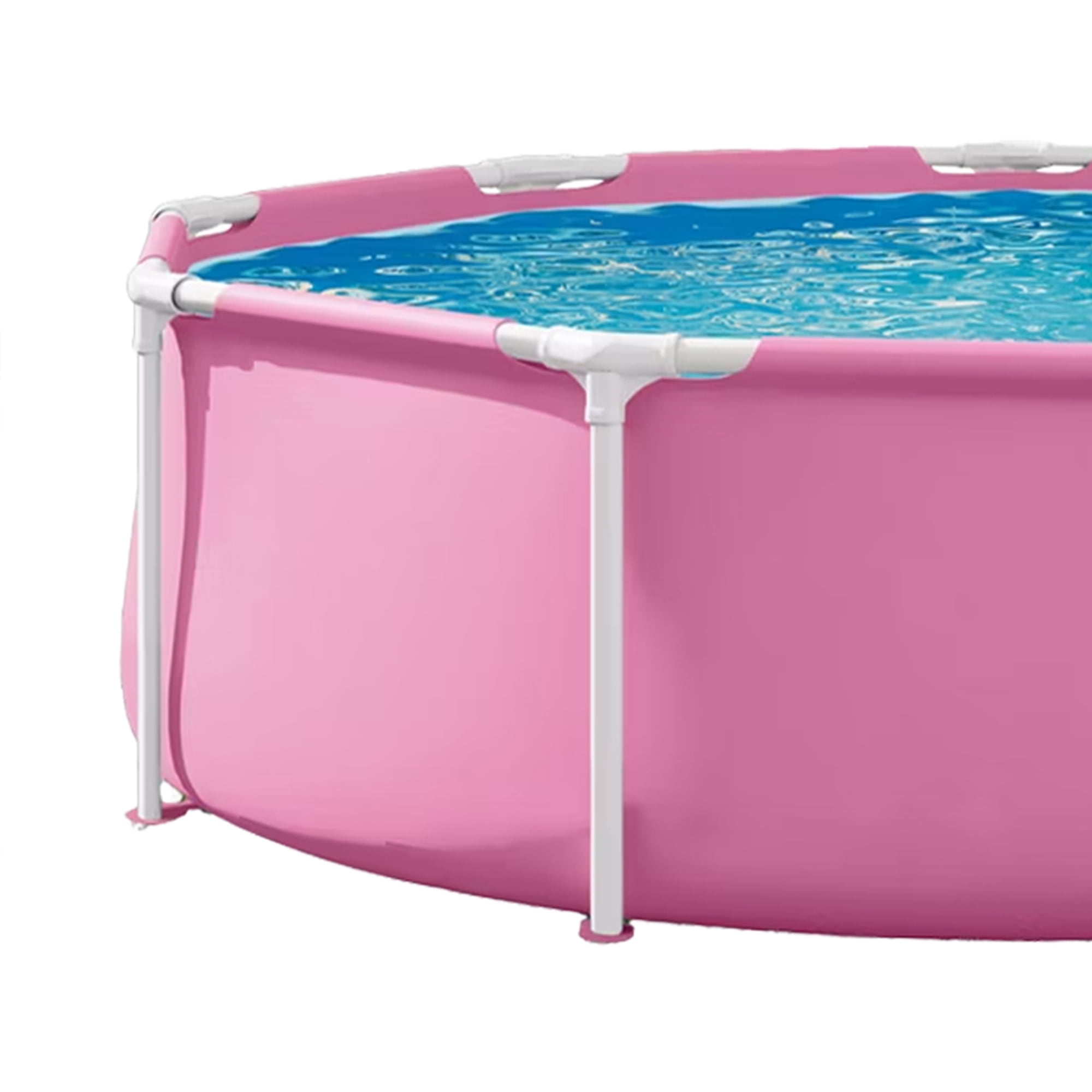 Intex 10 ft x 30 in Metal Frame Round Above Ground Swimming Pool (Blue, 10 ft x 30 in) h6o91