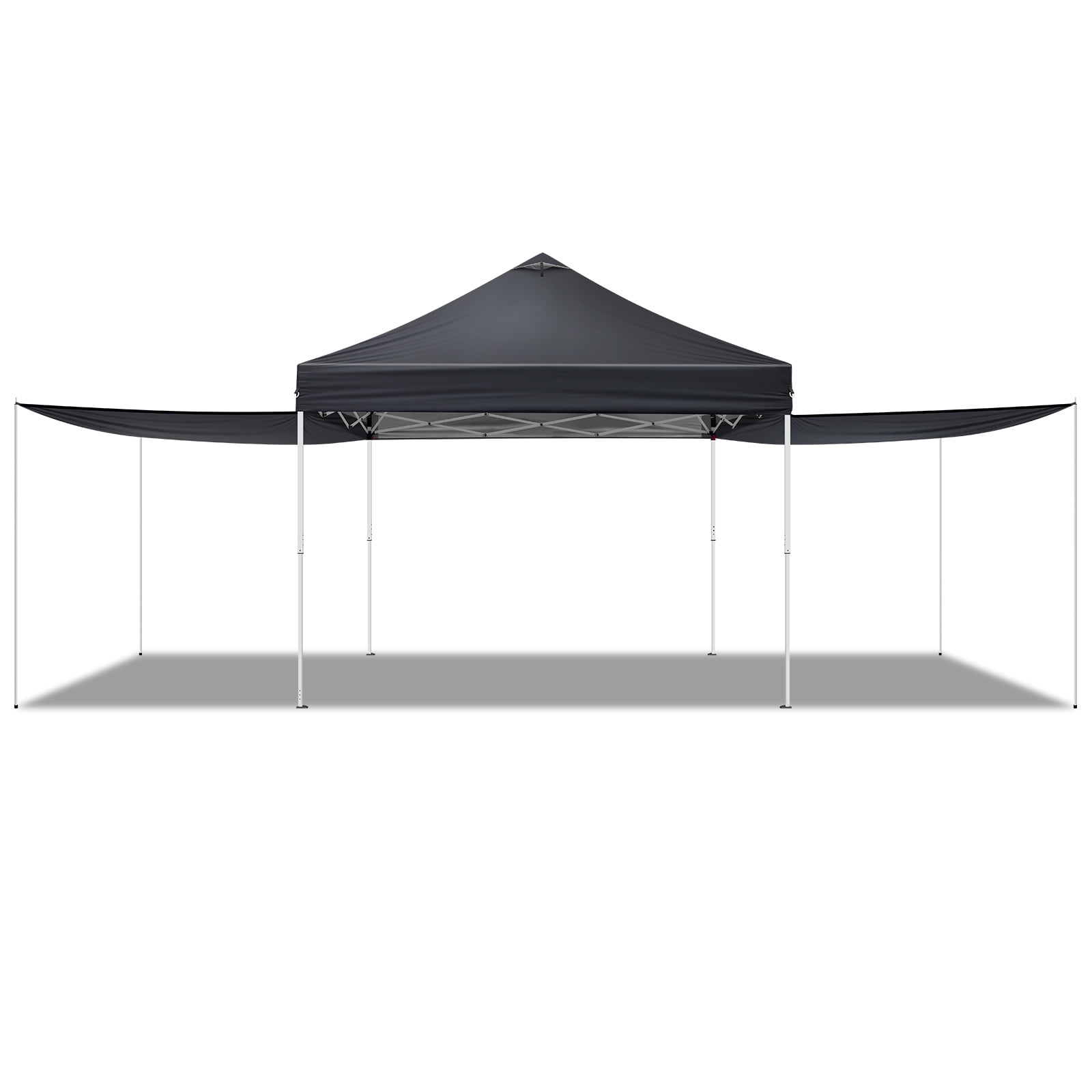 UBesGoo Pop Up Canopy Tent Outdoor Patio Shade Shelter (Black, 10 ft x 10 ft) mrtob