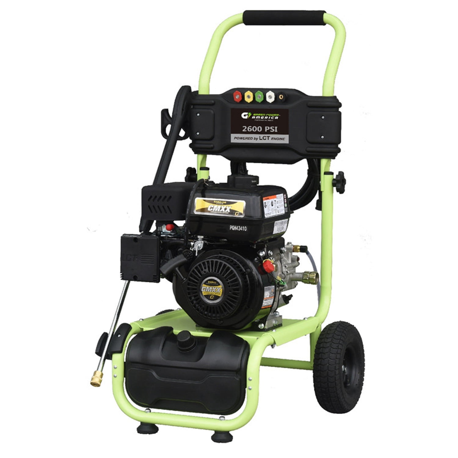 Green-Power America Gas Powered Pressure Washer (Green, 2600 PSI, 2.0 GPM) n7elw