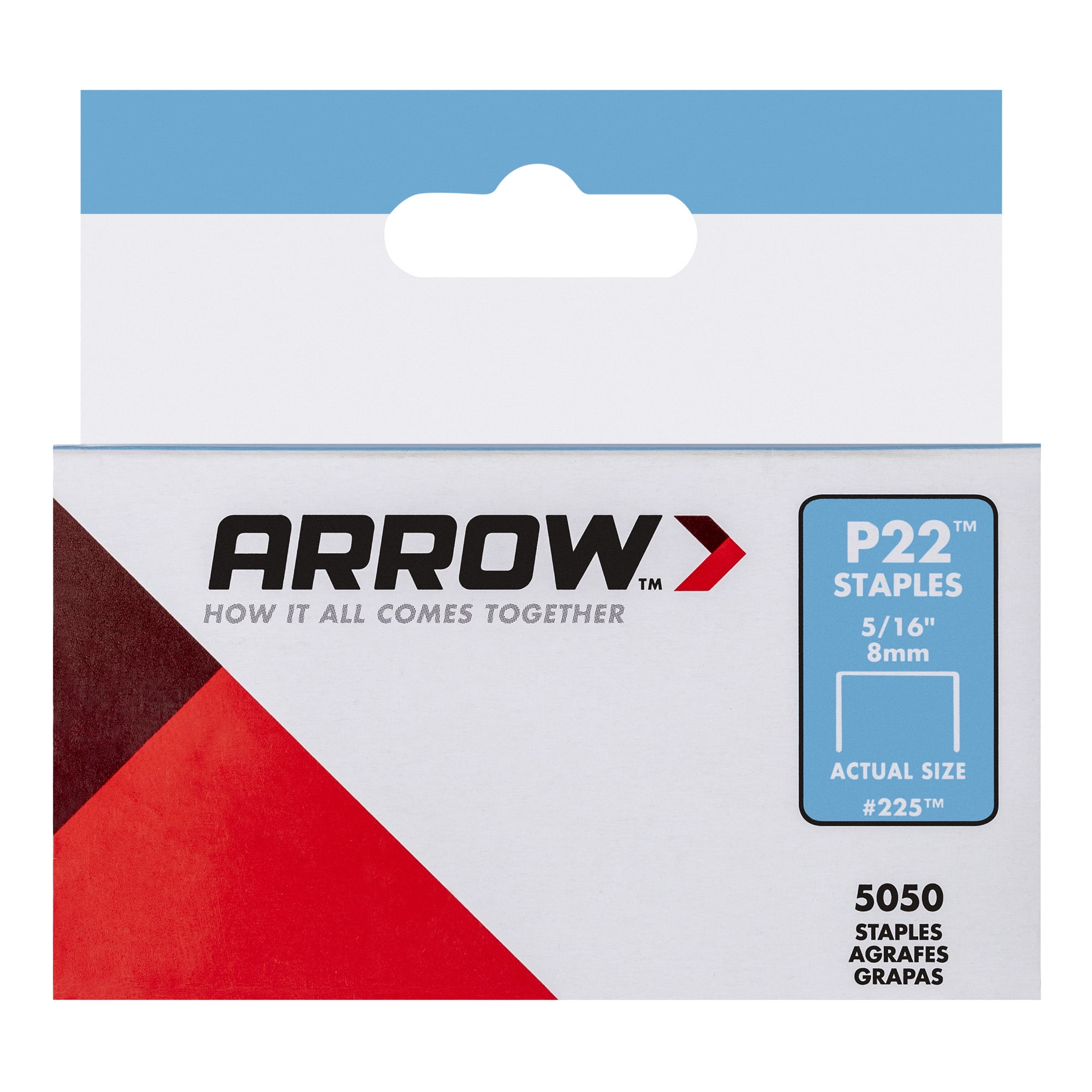Arrow P22 Plier Stapler Staples (5/16 in, 5,000 Count) 9sbht