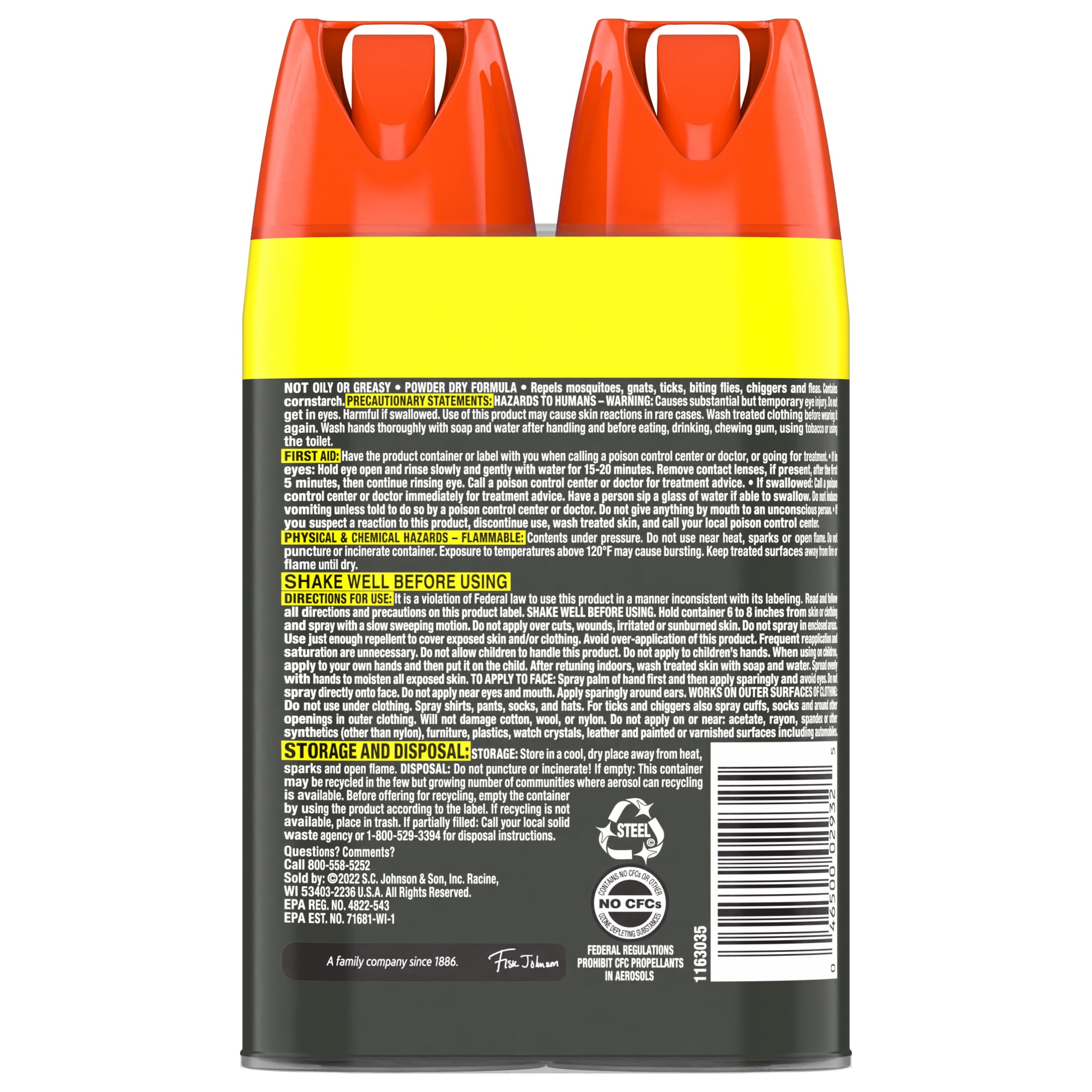 OFF! Family Care Smooth and Dry Insect Repellent, Non-Greasy Formula (4 oz, 2 Count) 4wrhu