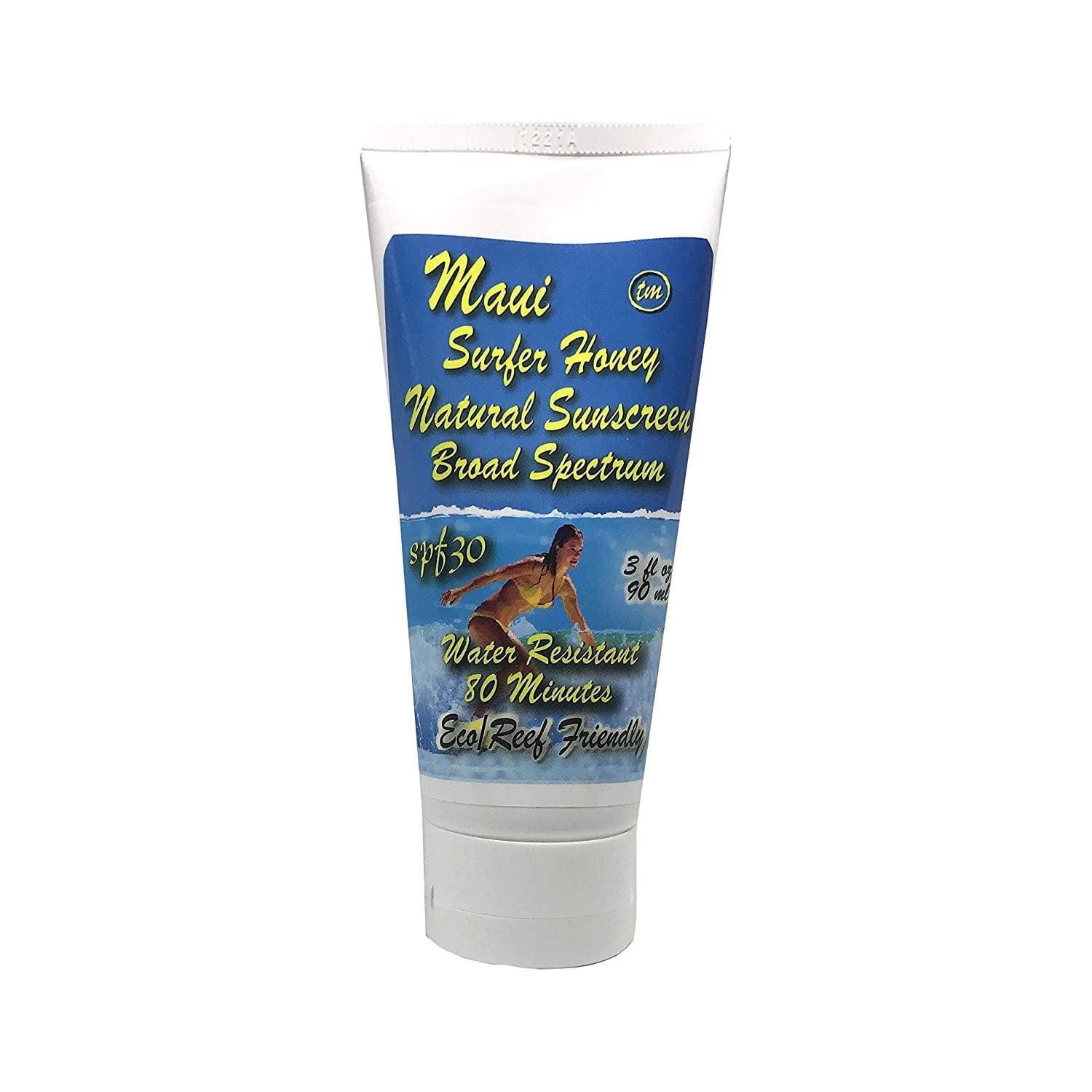 Maui Organics Surfer Honey Natural Sunscreen Lotion SPF 30 (Reef Safe, 4 fl oz) nyzxv